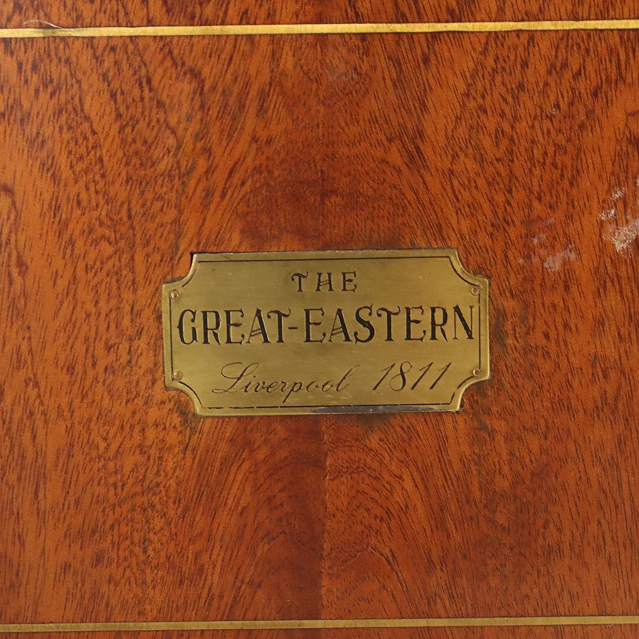Navy style mahogany wardrobe, The Great Estern, 20th century 9