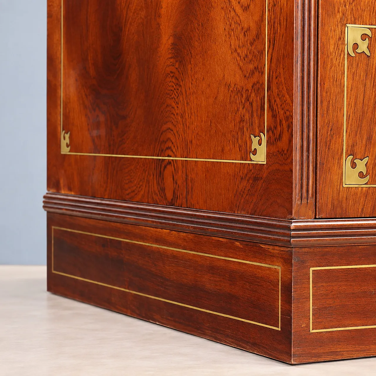 Navy style mahogany wardrobe, The Great Estern, 20th century 10