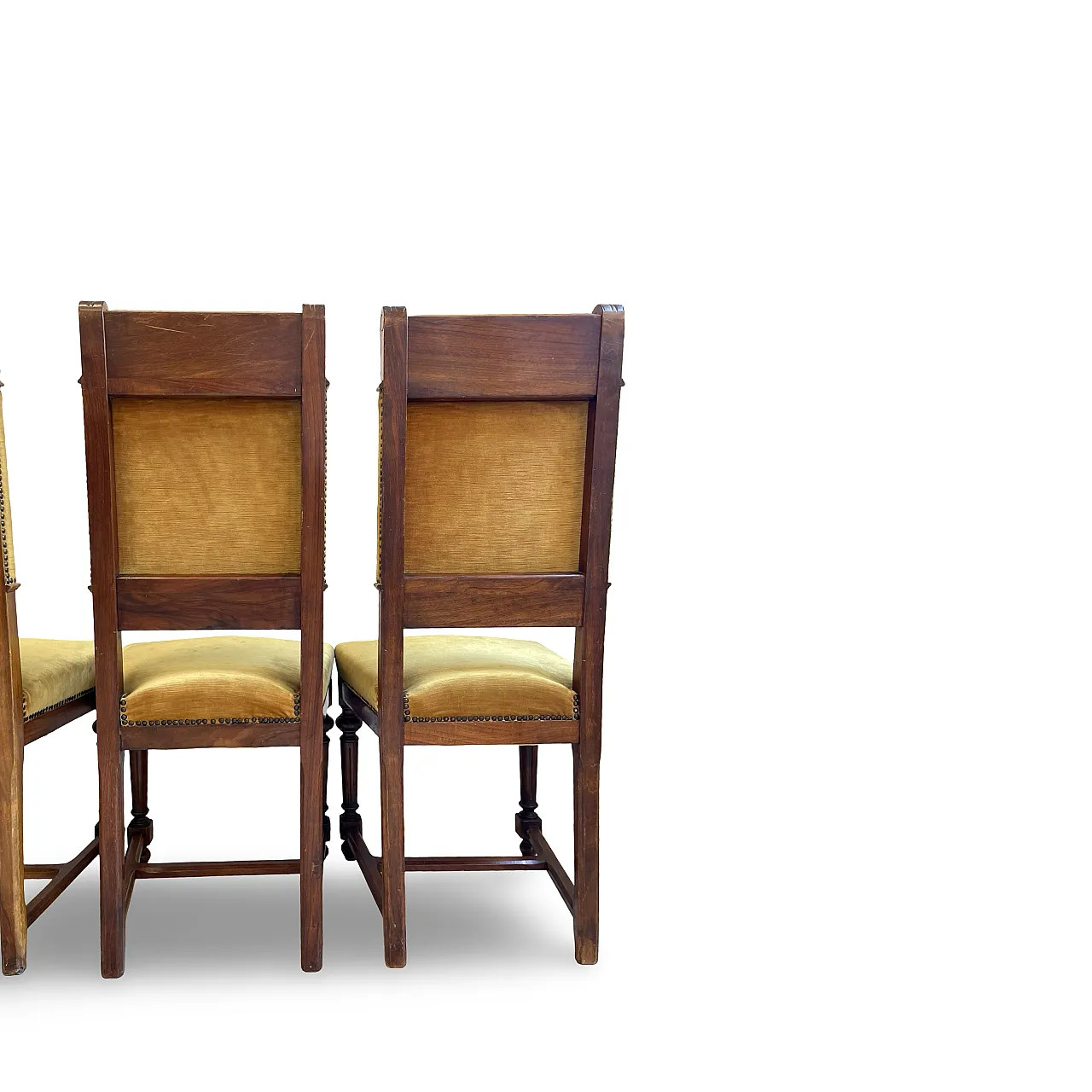 set of four Victorian dining chairs 42