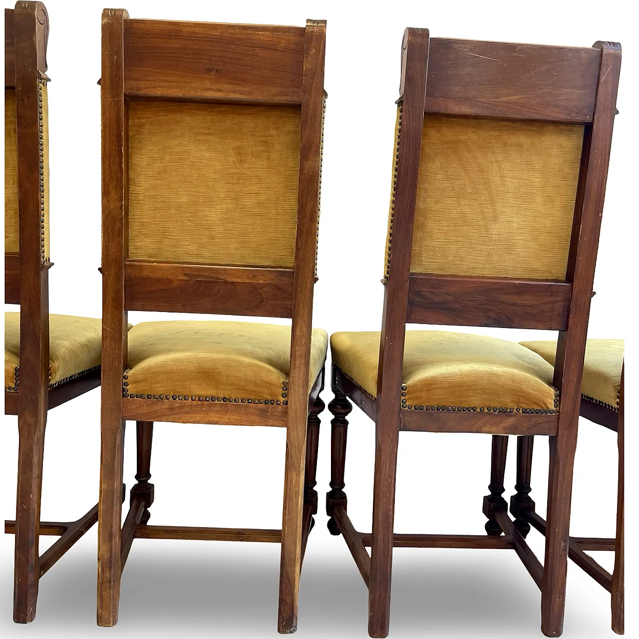 set of four Victorian dining chairs 43
