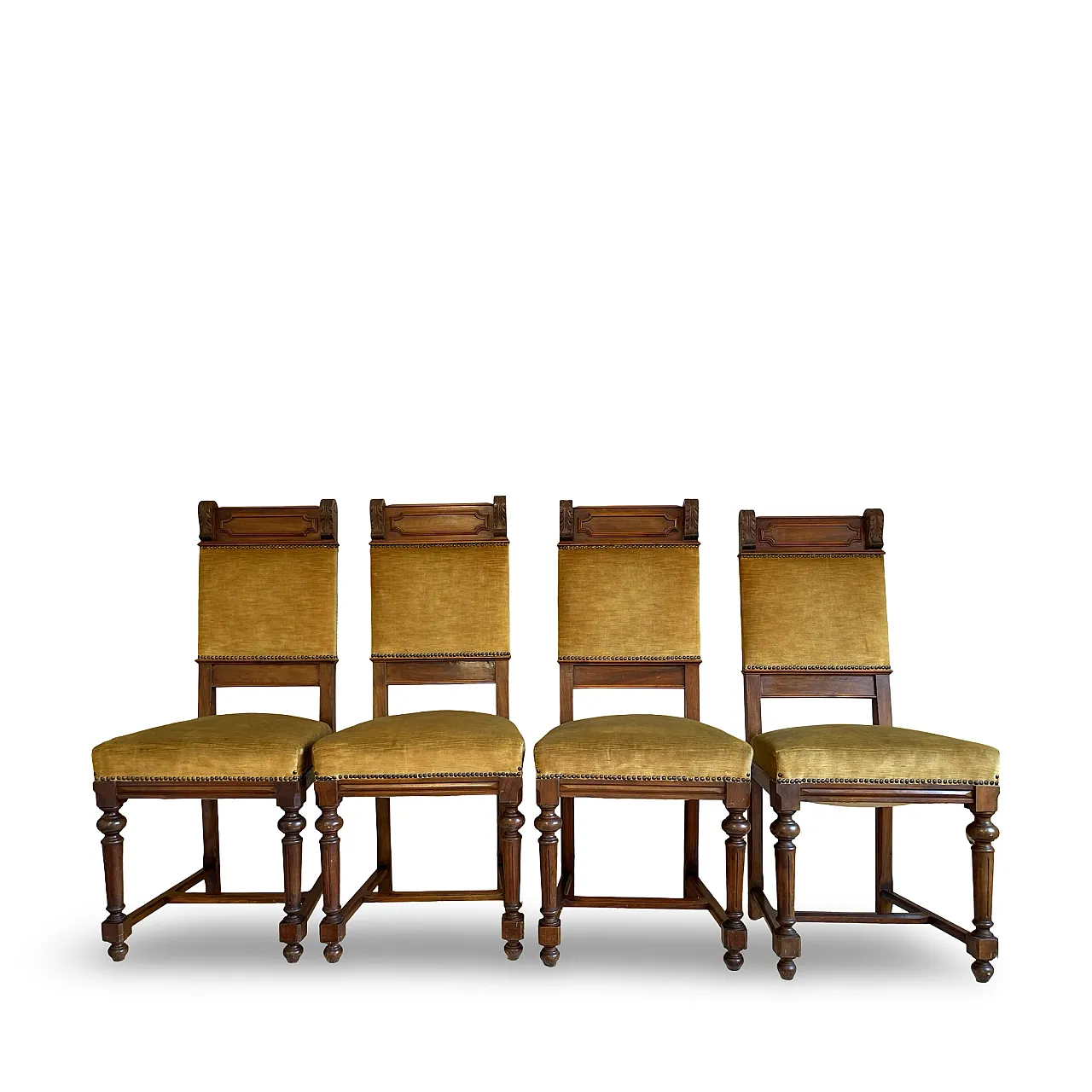 set of four Victorian dining chairs 45