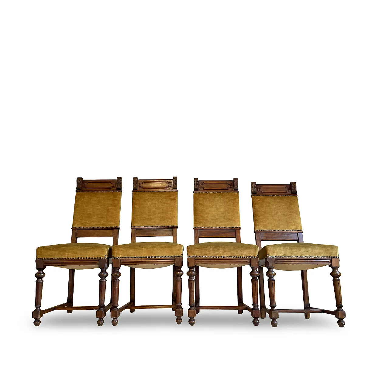set of four Victorian dining chairs 46