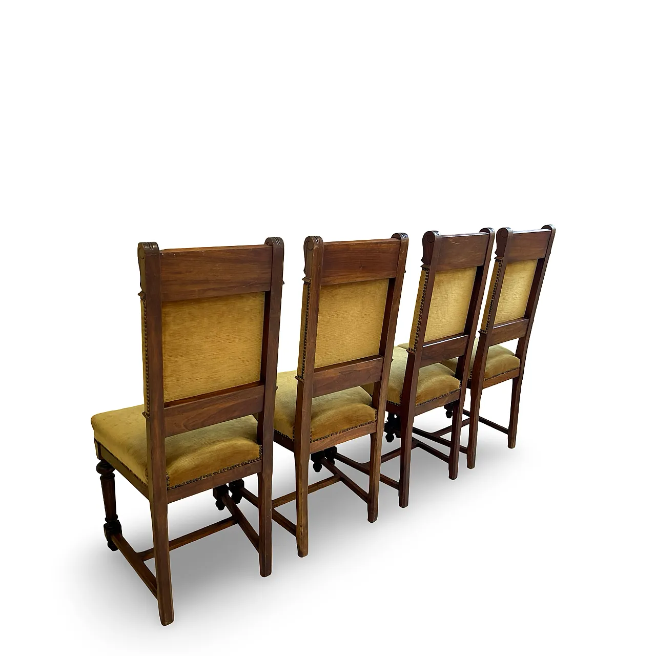 set of four Victorian dining chairs 47