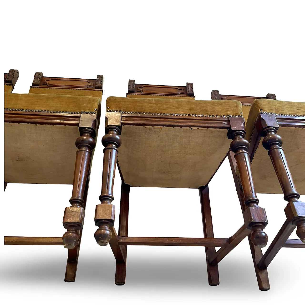 set of four Victorian dining chairs 48
