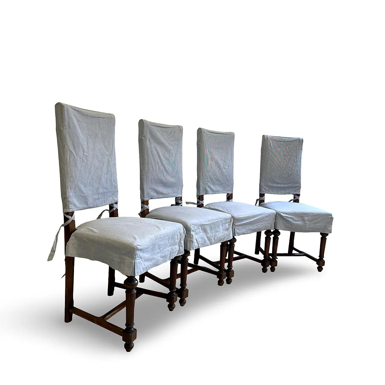 set of four Victorian dining chairs 52