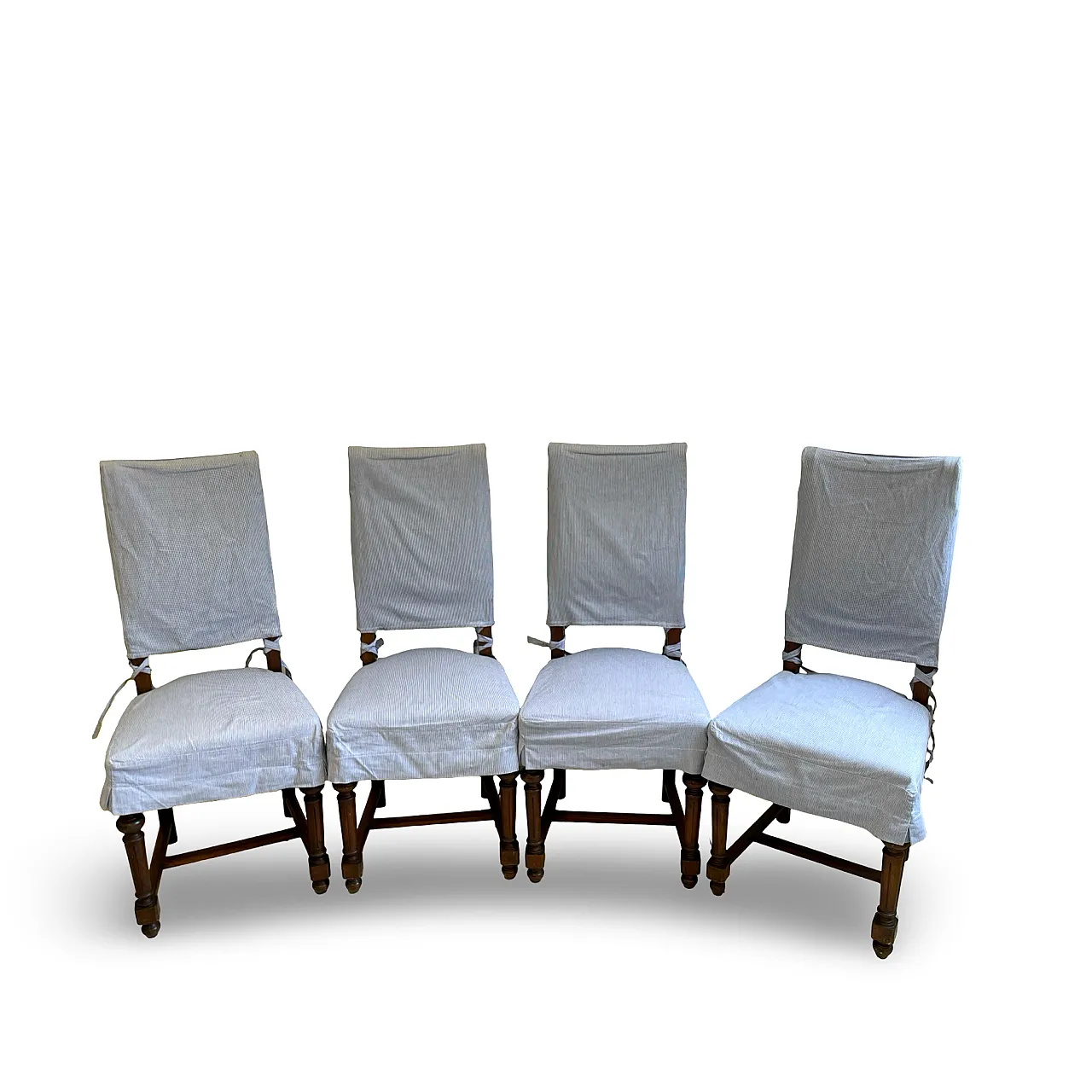 set of four Victorian dining chairs 54