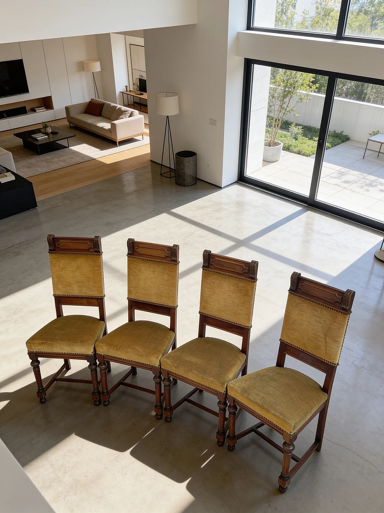 set of four Victorian dining chairs 56