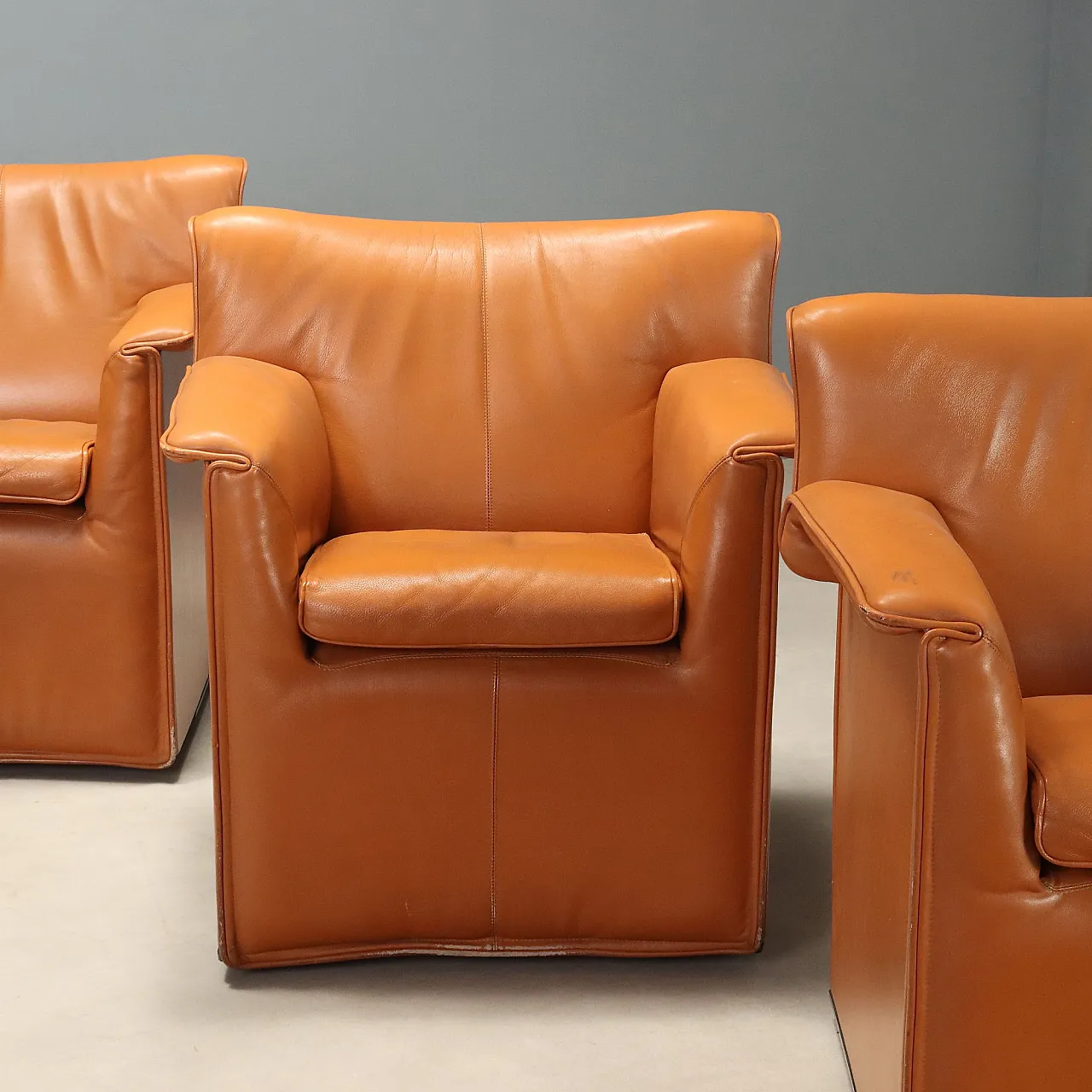 4 Laurianetta armchairs by Afra and Tobia Scarpa for B&B Italia, 1980s 4