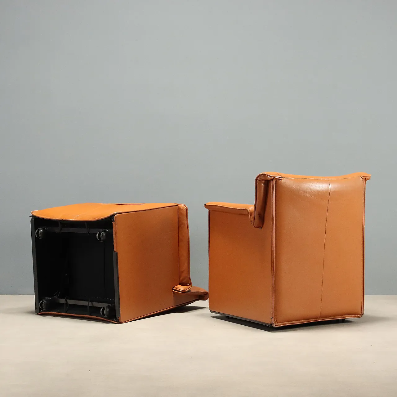 4 Laurianetta armchairs by Afra and Tobia Scarpa for B&B Italia, 1980s 10
