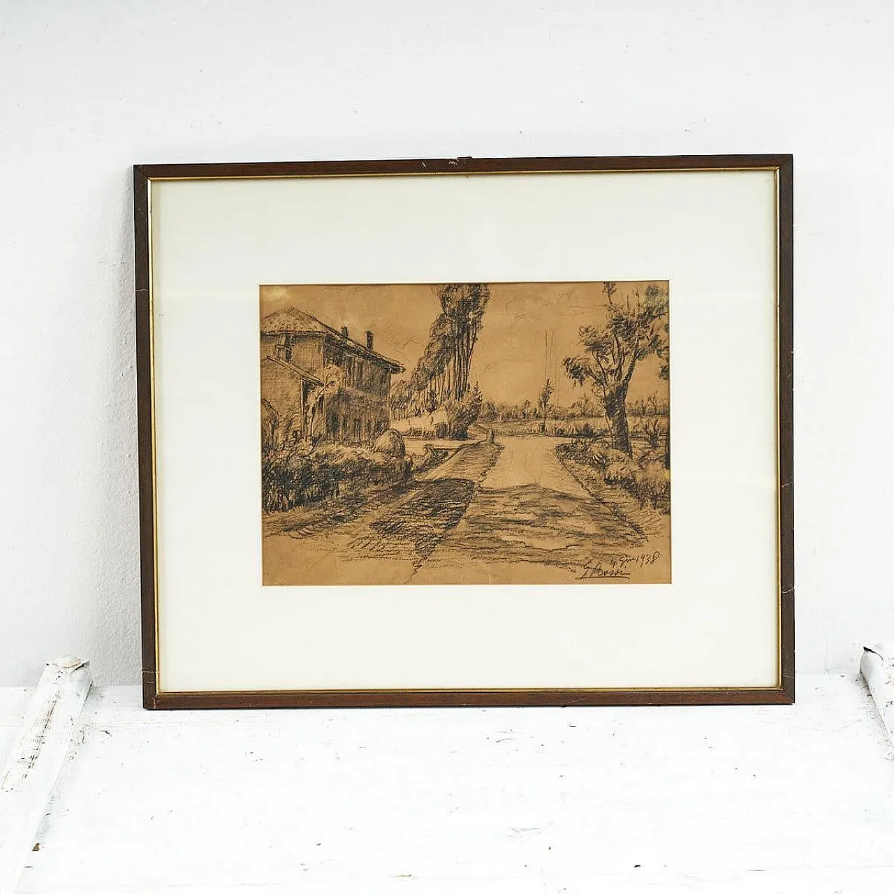 G. Rossi, Industrial Area Design di Ferrara, anni '30, Disegno su carta 1