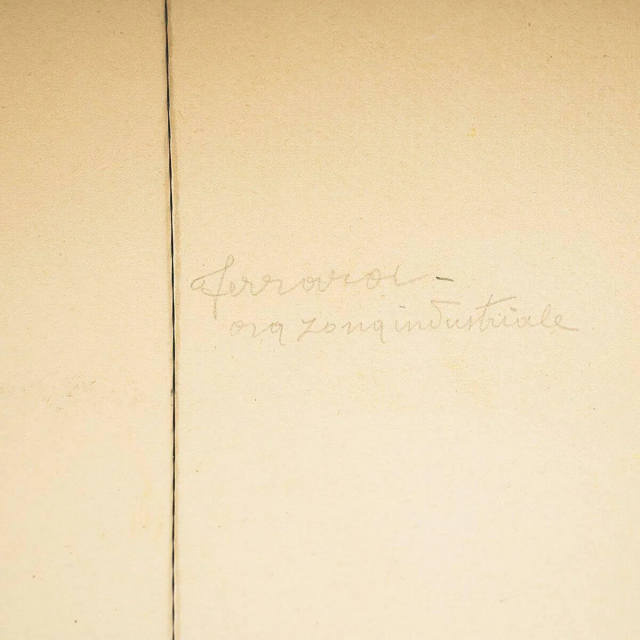 G. Rossi, Industrial Area Design di Ferrara, anni '30, Disegno su carta 5
