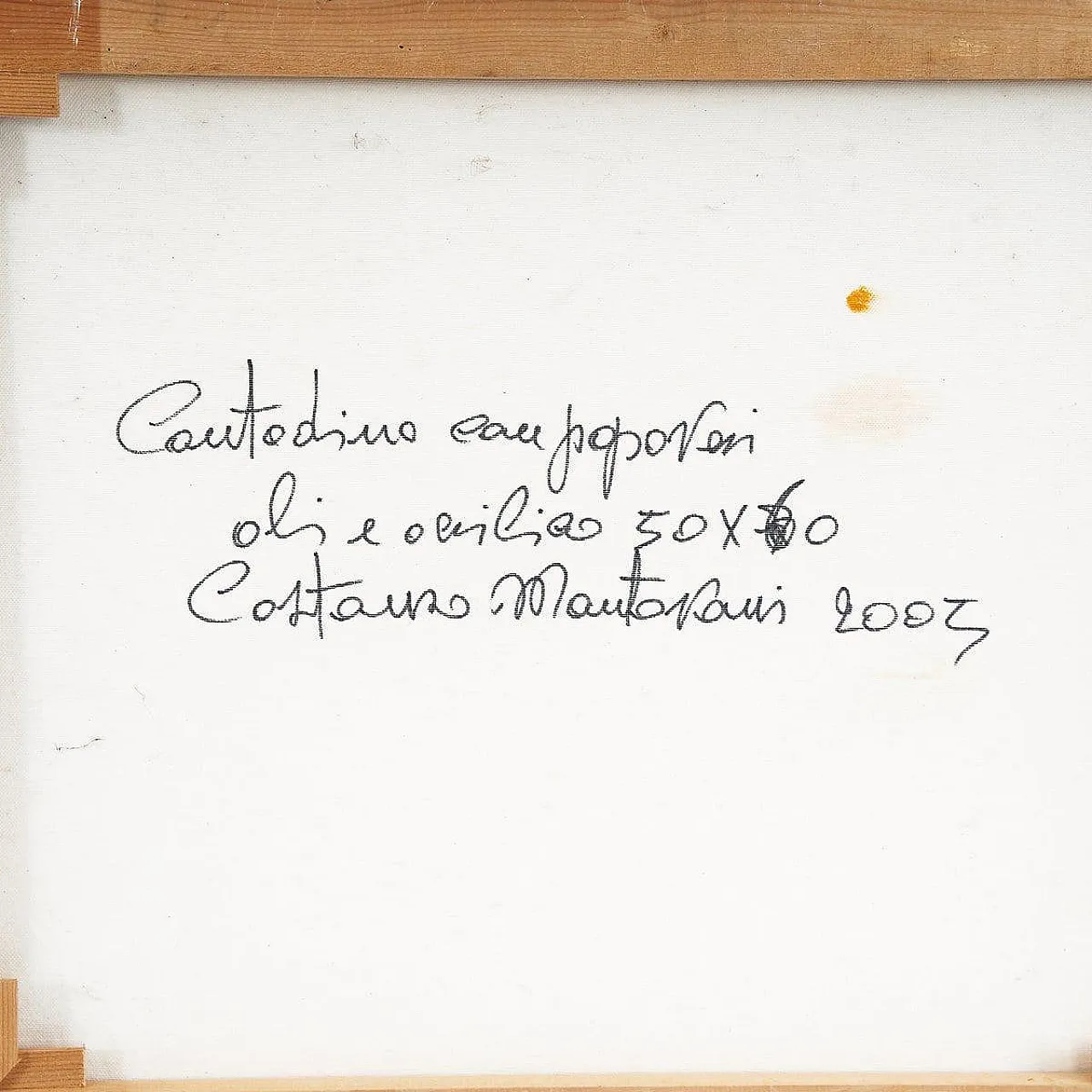 Costanzo Mantovani, Contadino con fiori, Olio su tela, '900 5