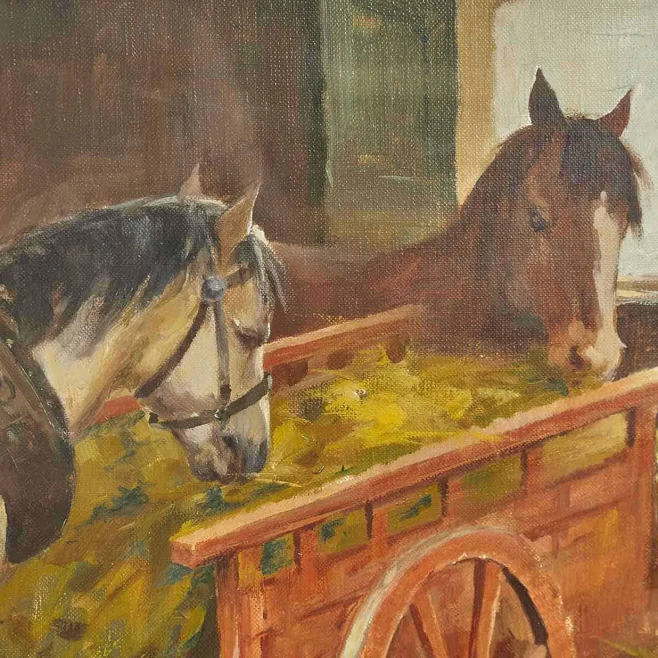 Rinaldo Guizzardi, Senza titolo, anni '70, Olio su tavola, con cornice 3