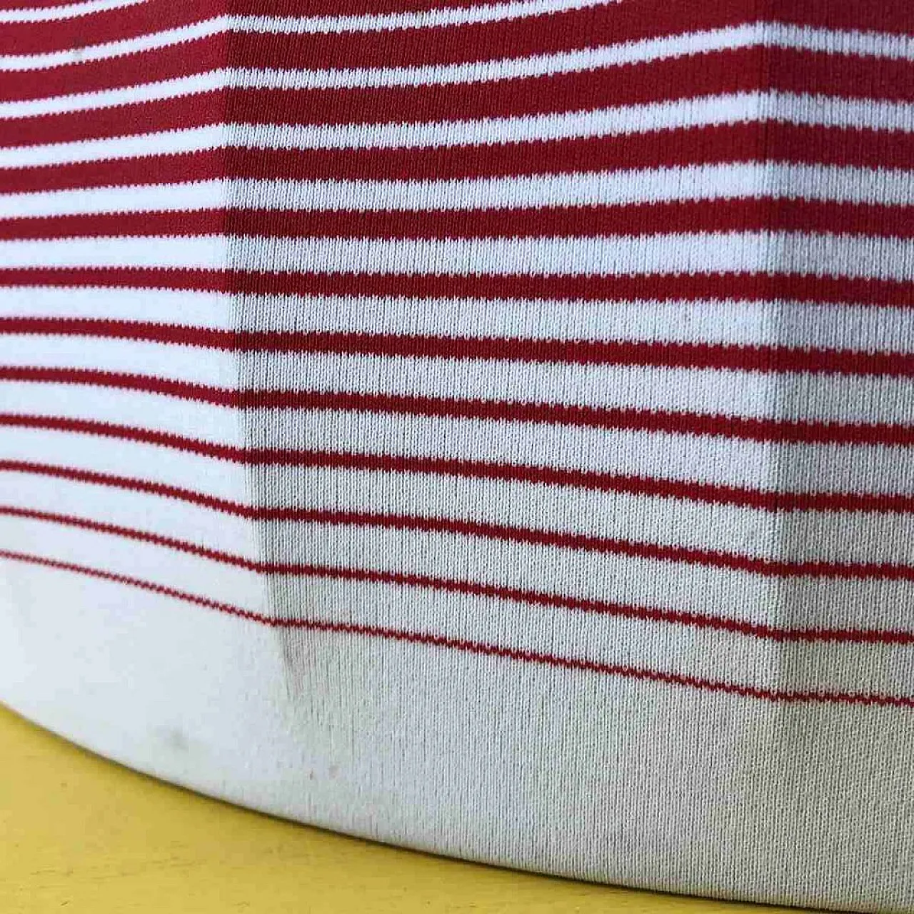 Optical Fabric Pendant light shade, 1940s 2