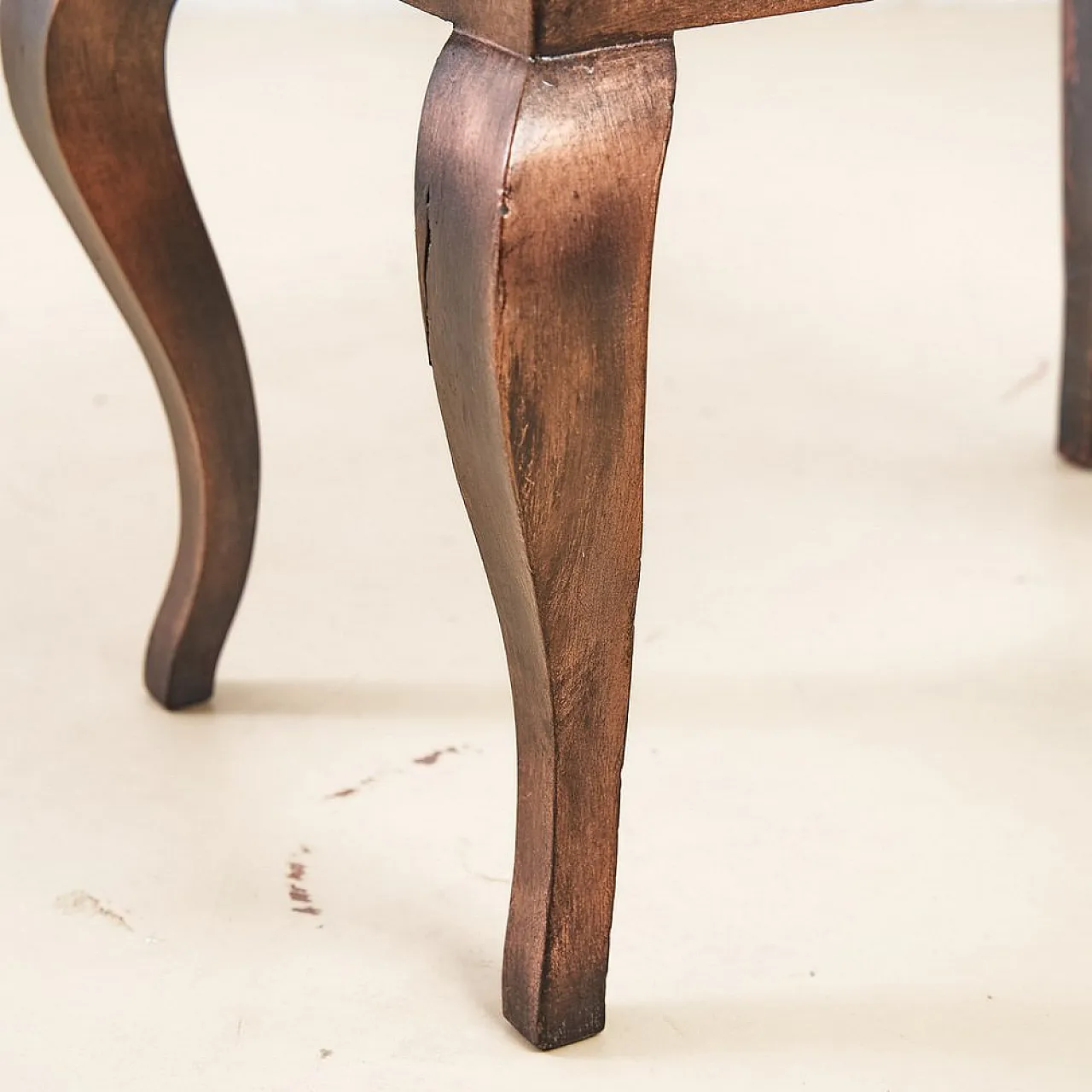 Table with metallic copper effect, 20th century 4