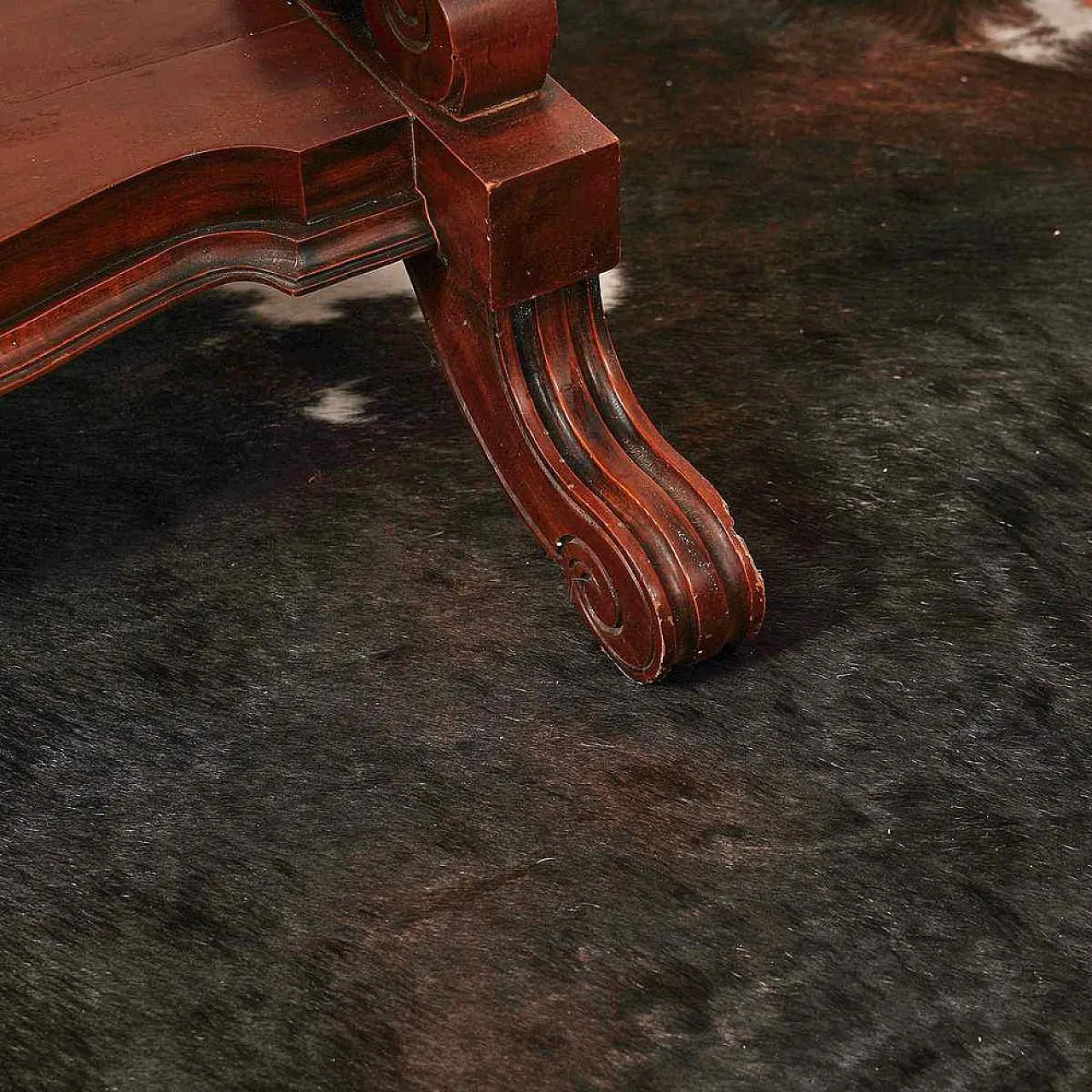 Specchio Psiche con cornice in legno, '900 4