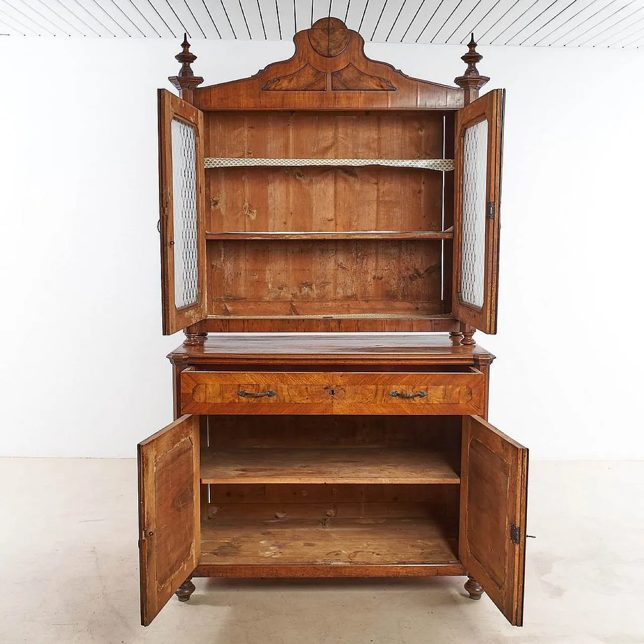 Double body buffet Cabinet in Wood, 20th century 2