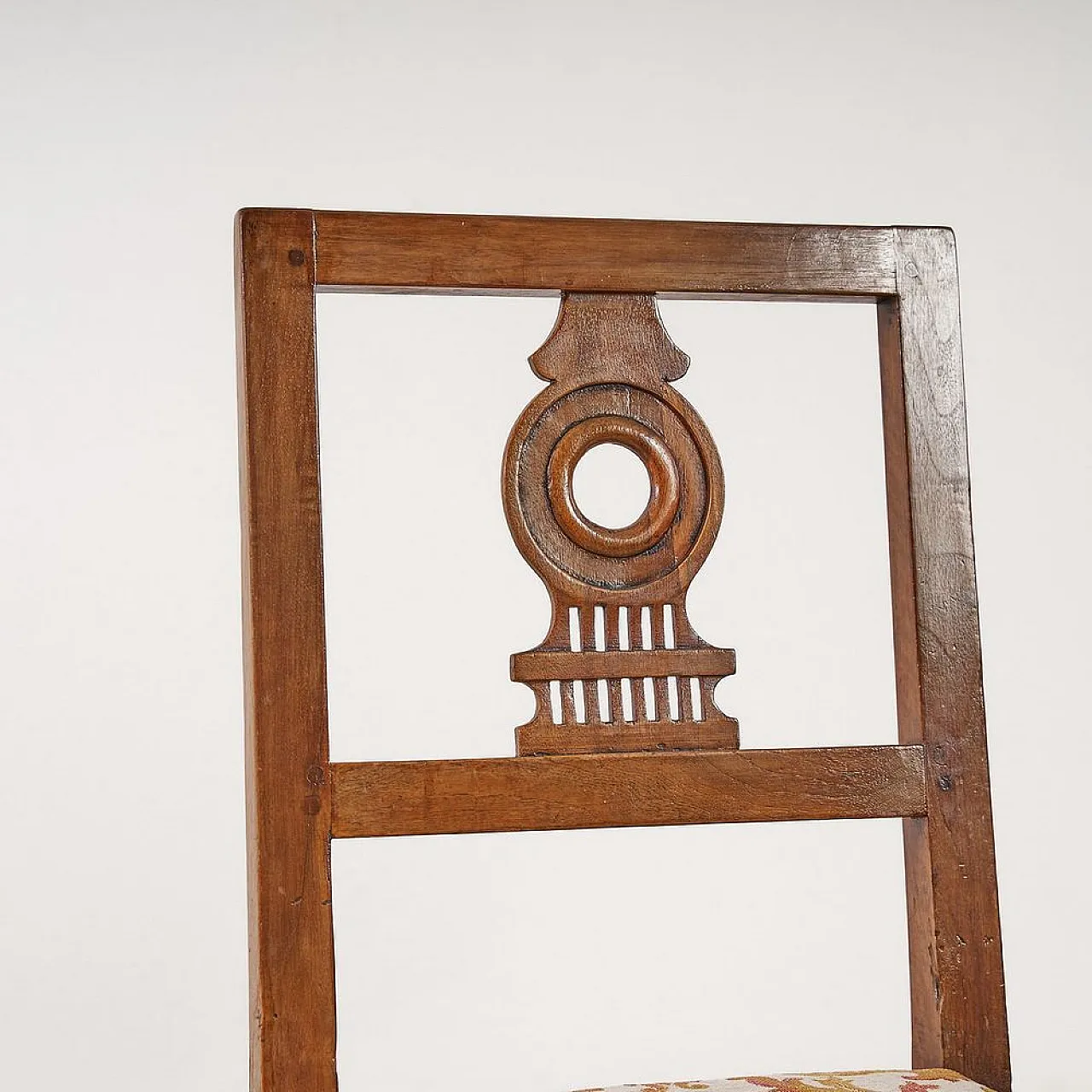 Set of Neoclassical Walnut Chairs 2