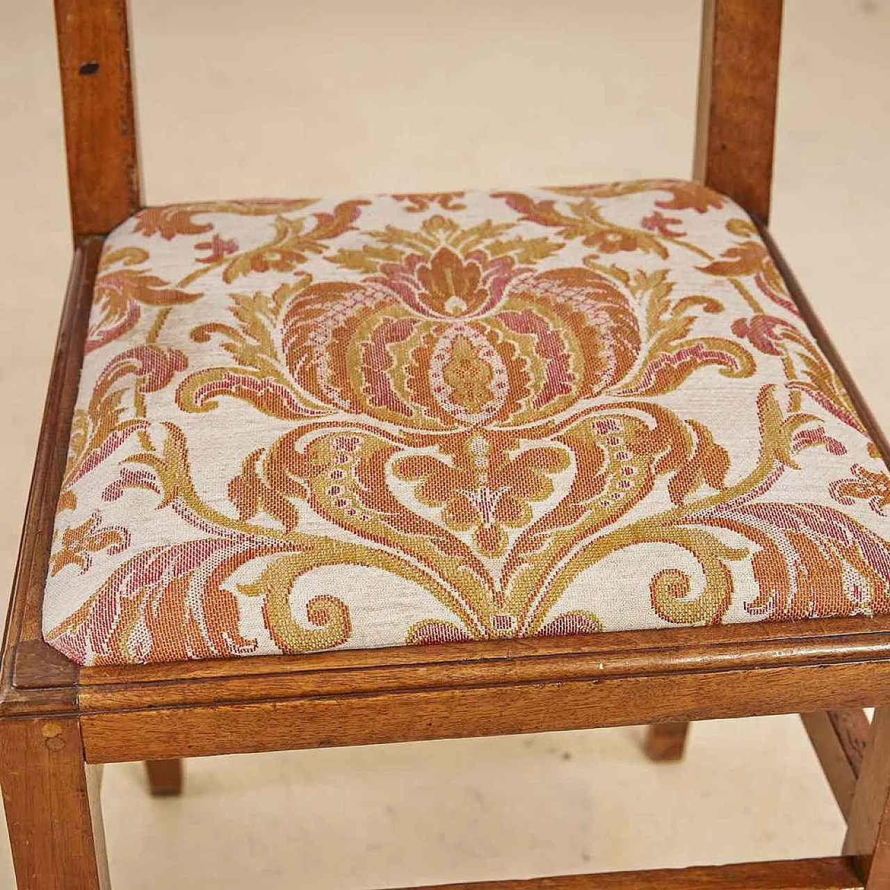 Set of Neoclassical Walnut Chairs 3
