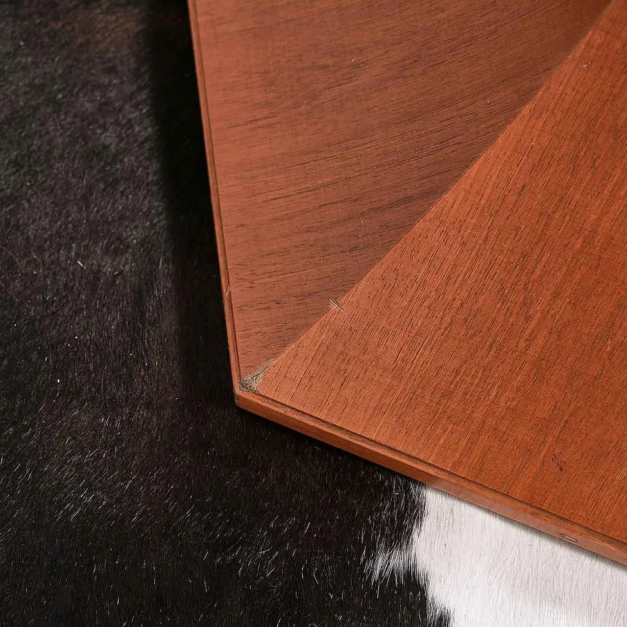 Central leg table with Compartment attri. to Luigi Massoni, 1970s 2