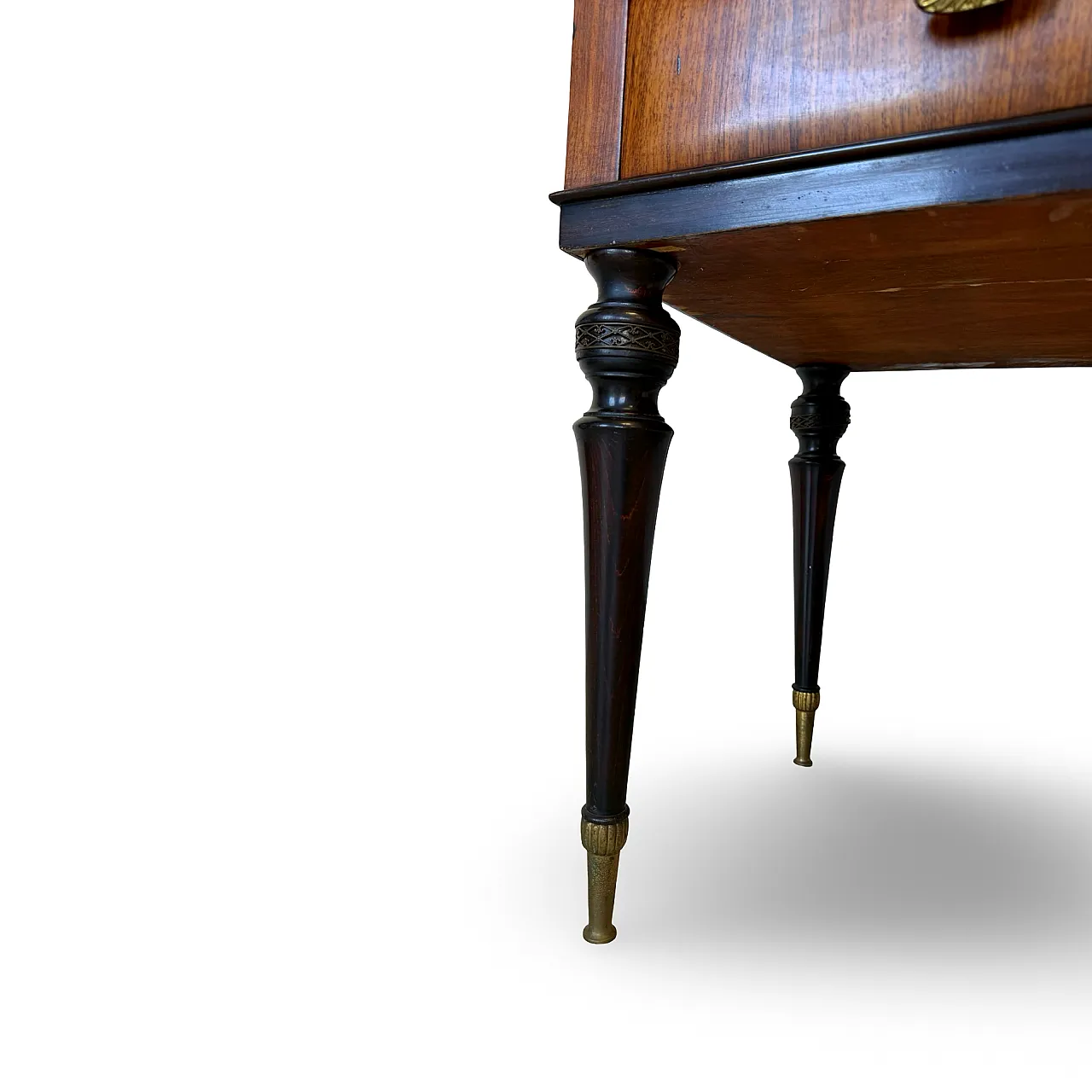 Italian Mid-Century Louis XV Style Marquetry Secrétaire Bookcase, 1960 26