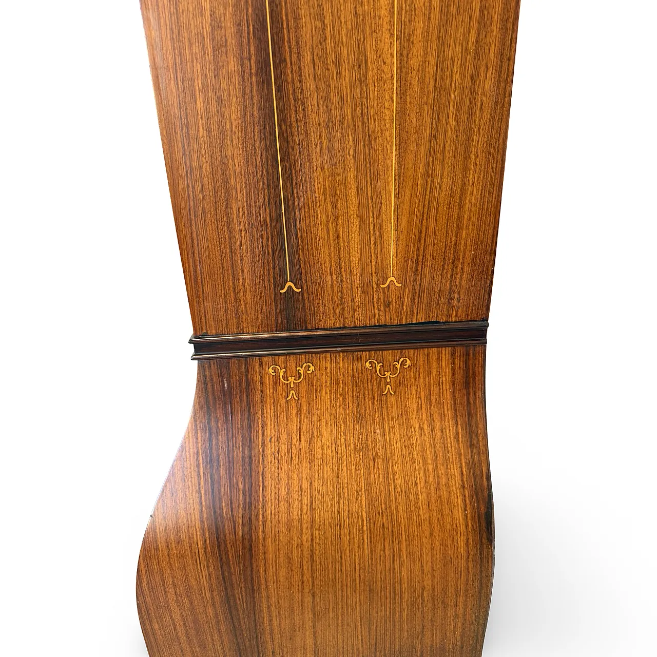 Italian Mid-Century Louis XV Style Marquetry Secrétaire Bookcase, 1960 40