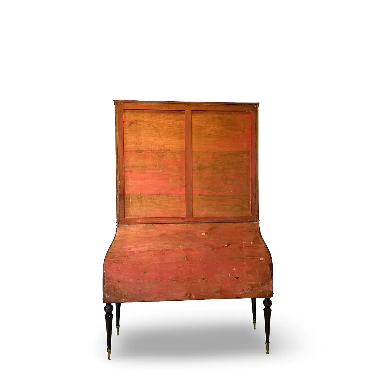 Italian Mid-Century Louis XV Style Marquetry Secrétaire Bookcase, 1960 43