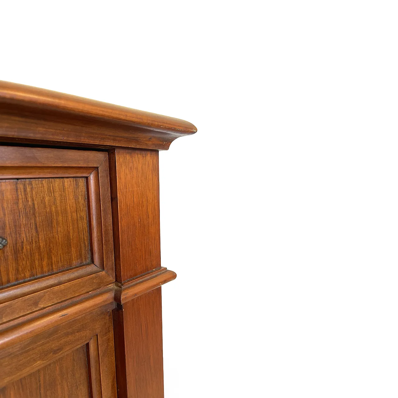 Italian Antique Walnut Chest of Drawers with Lion-Mask Bronze Handles 28