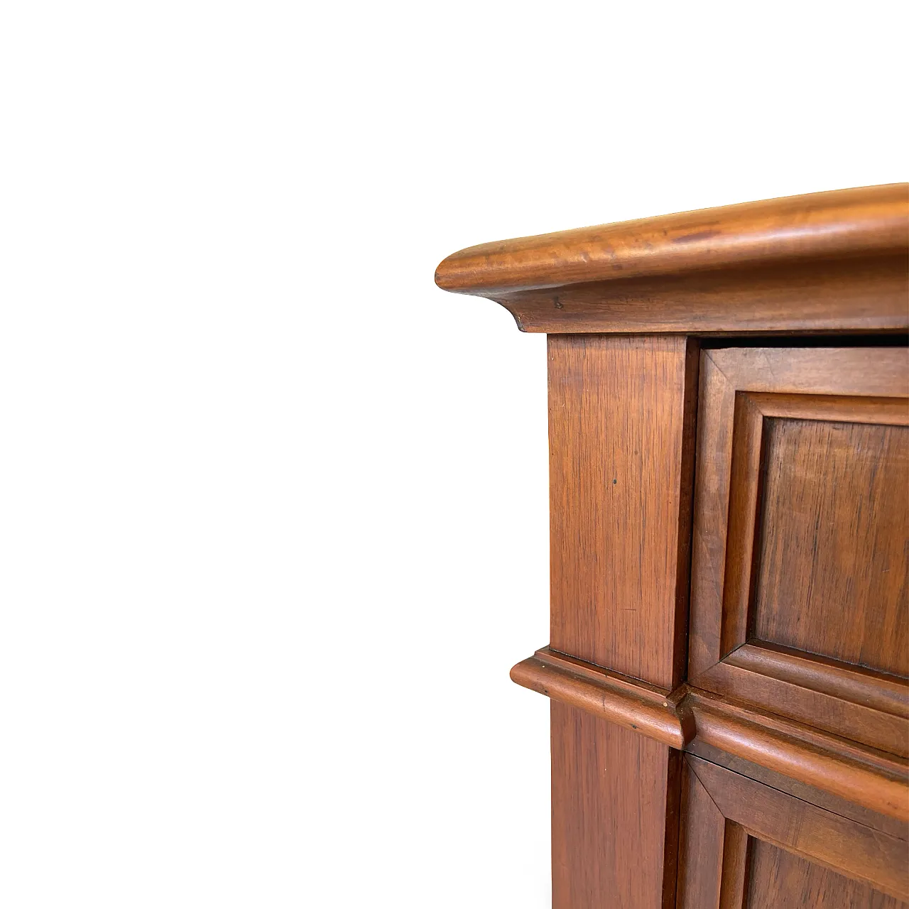 Italian Antique Walnut Chest of Drawers with Lion-Mask Bronze Handles 30