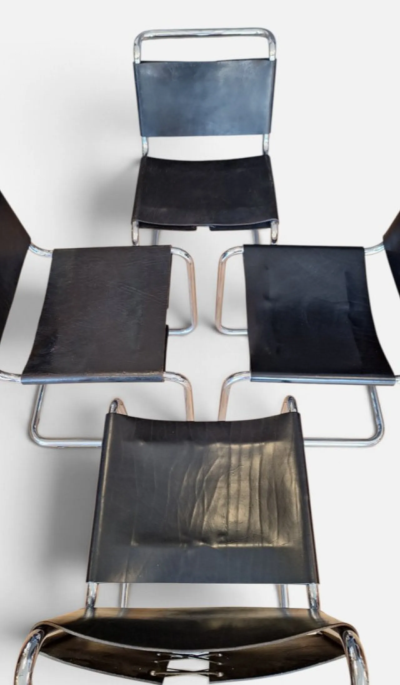 4 Spoleto Cantilever chairs from Knoll International, 1970s 6