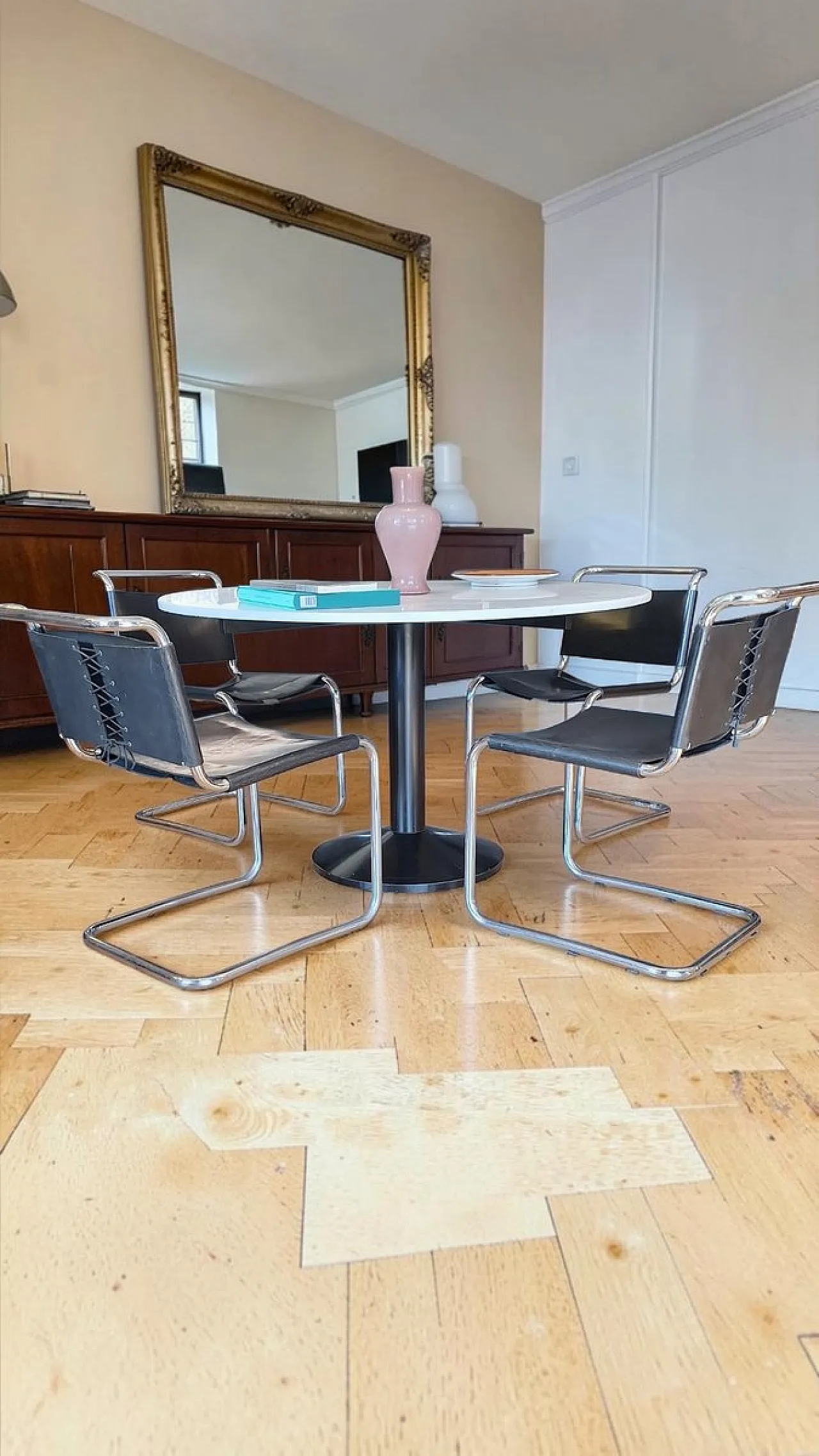 4 Spoleto Cantilever chairs from Knoll International, 1970s 8