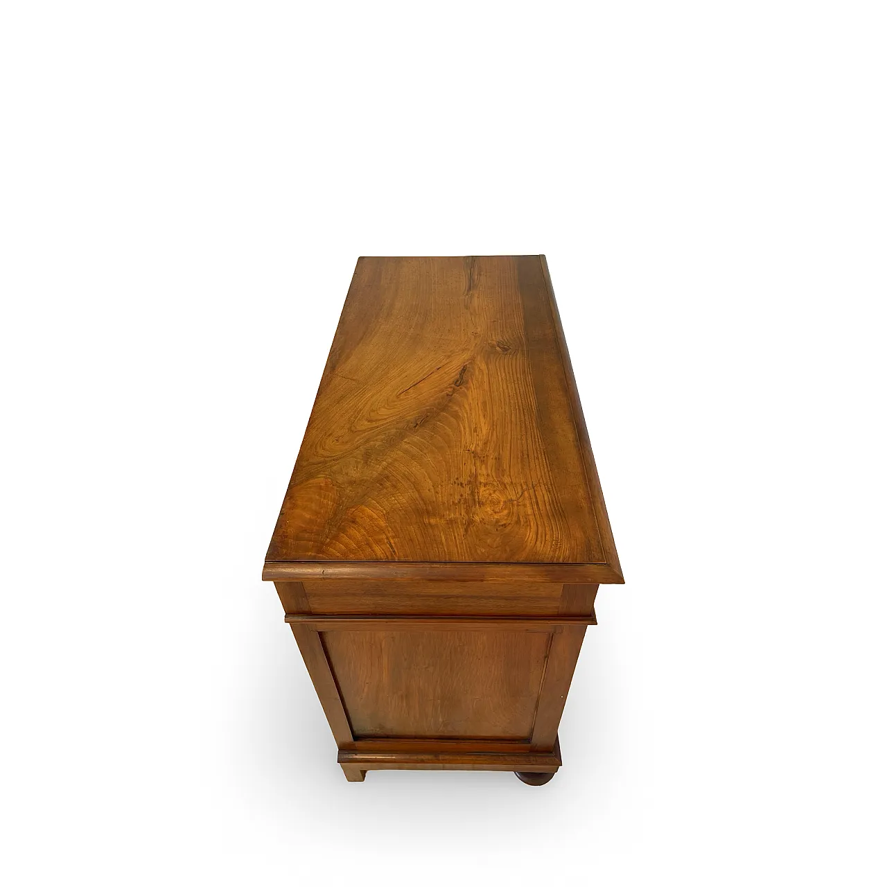 Italian Antique Walnut Chest of Drawers with Lion-Mask Bronze Handles 53