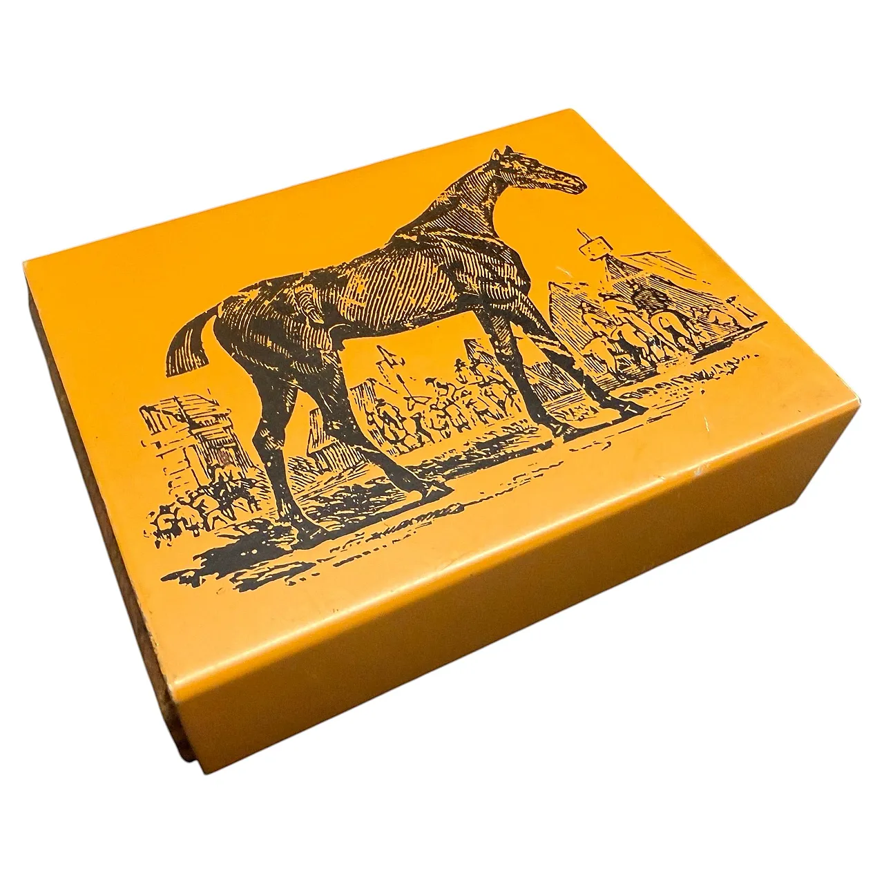 Mid-Century Modern metal and wood box, 1960s 1