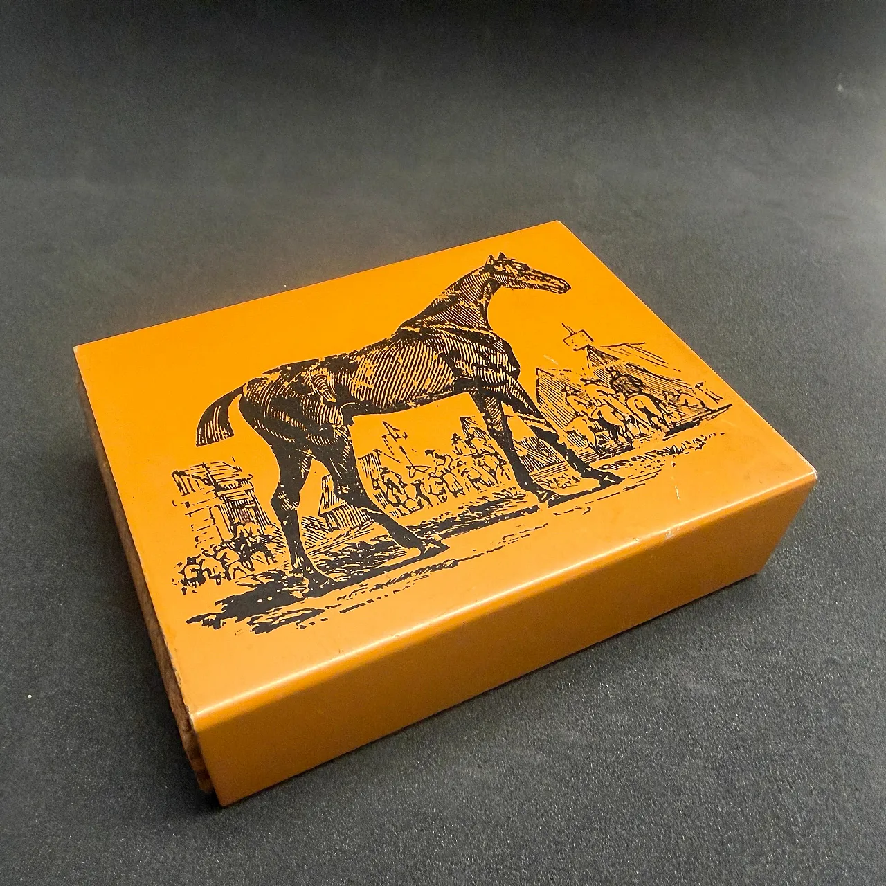 Mid-Century Modern metal and wood box, 1960s 3