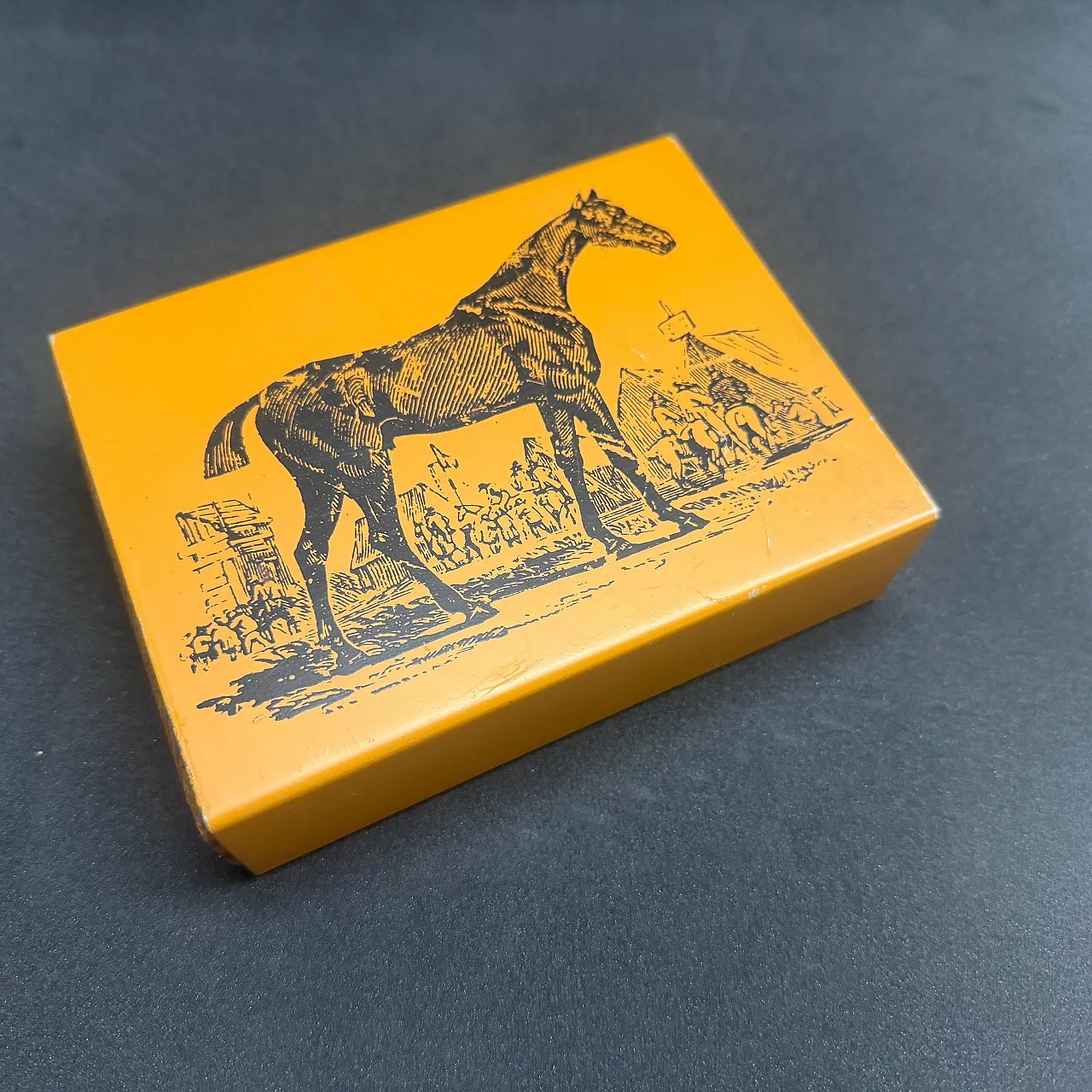 Mid-Century Modern metal and wood box, 1960s 5