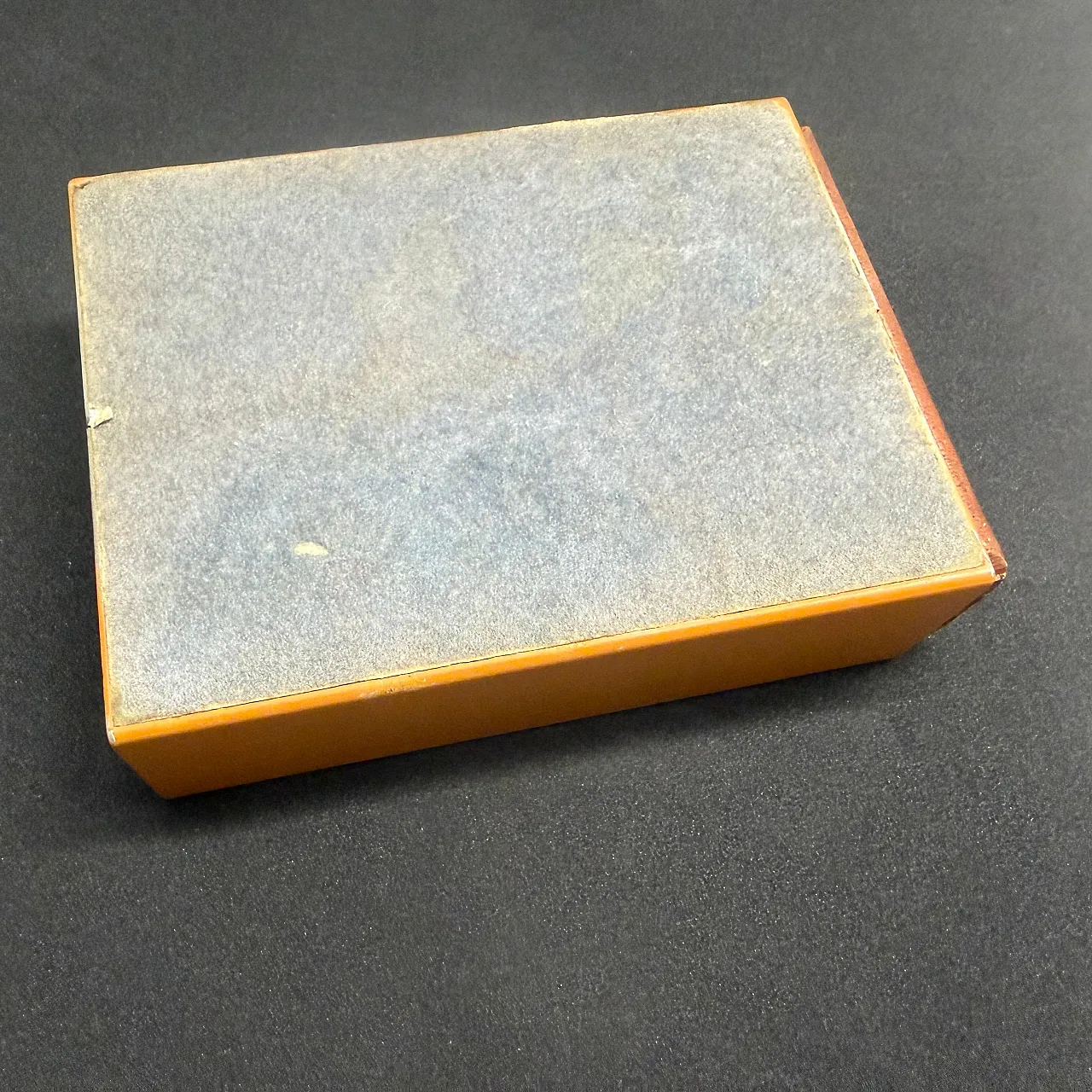 Mid-Century Modern metal and wood box, 1960s 8