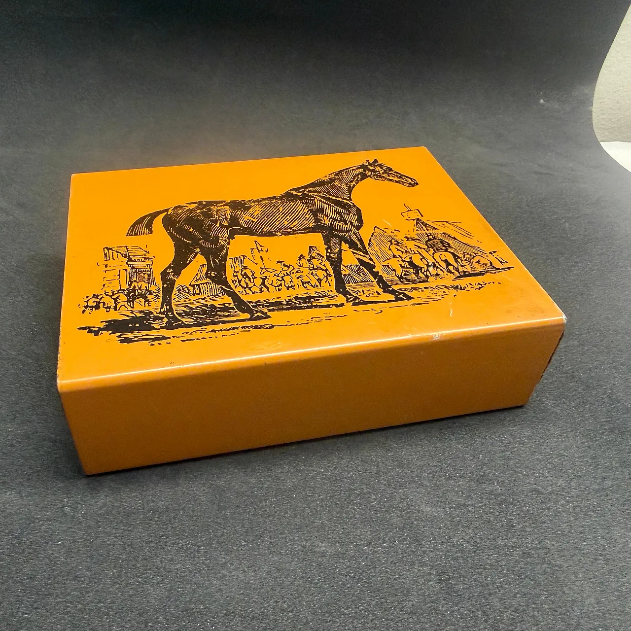 Mid-Century Modern metal and wood box, 1960s 9