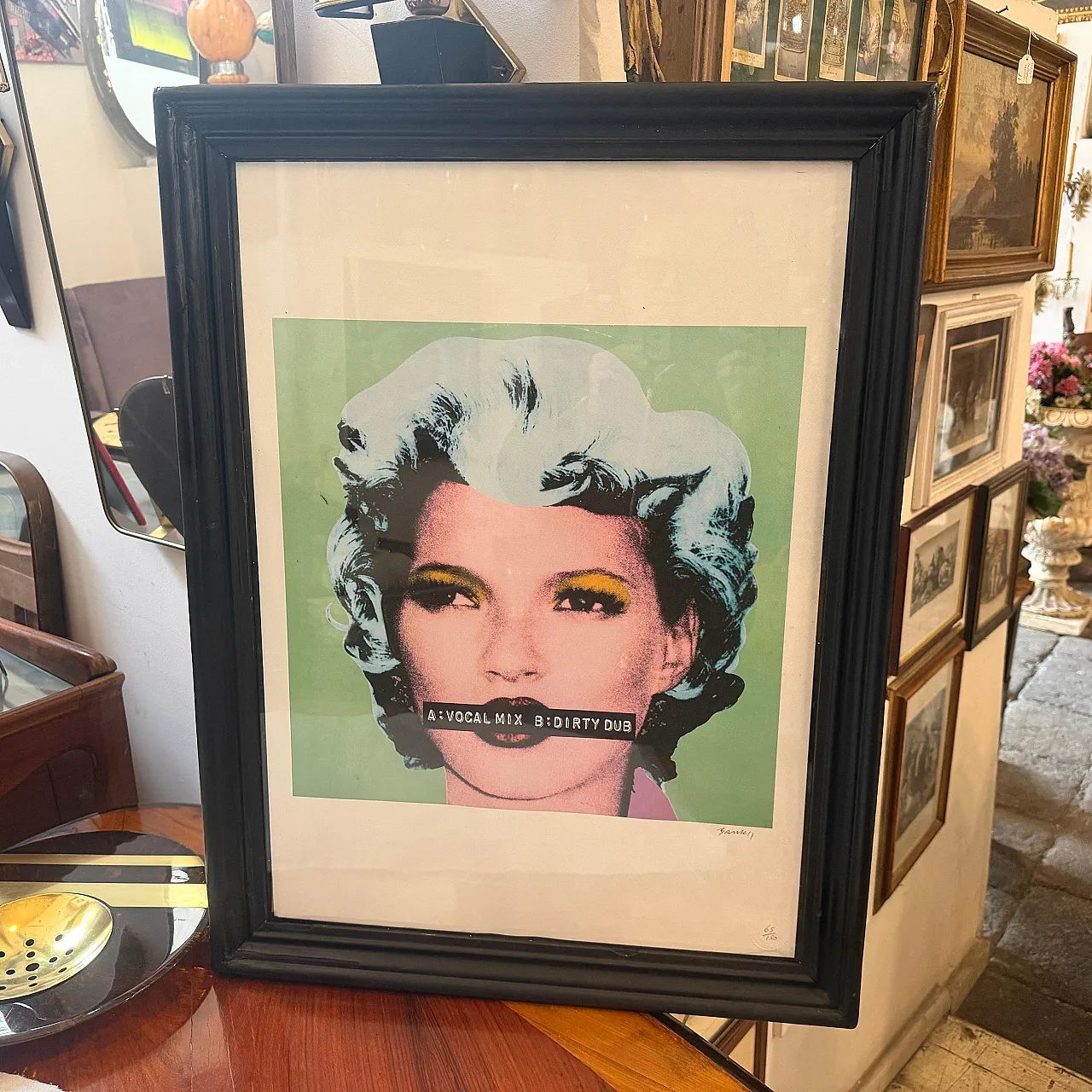 Litografia Dirty Funker di Kate Moss, 65/150 di Banksy, anni 2000 9