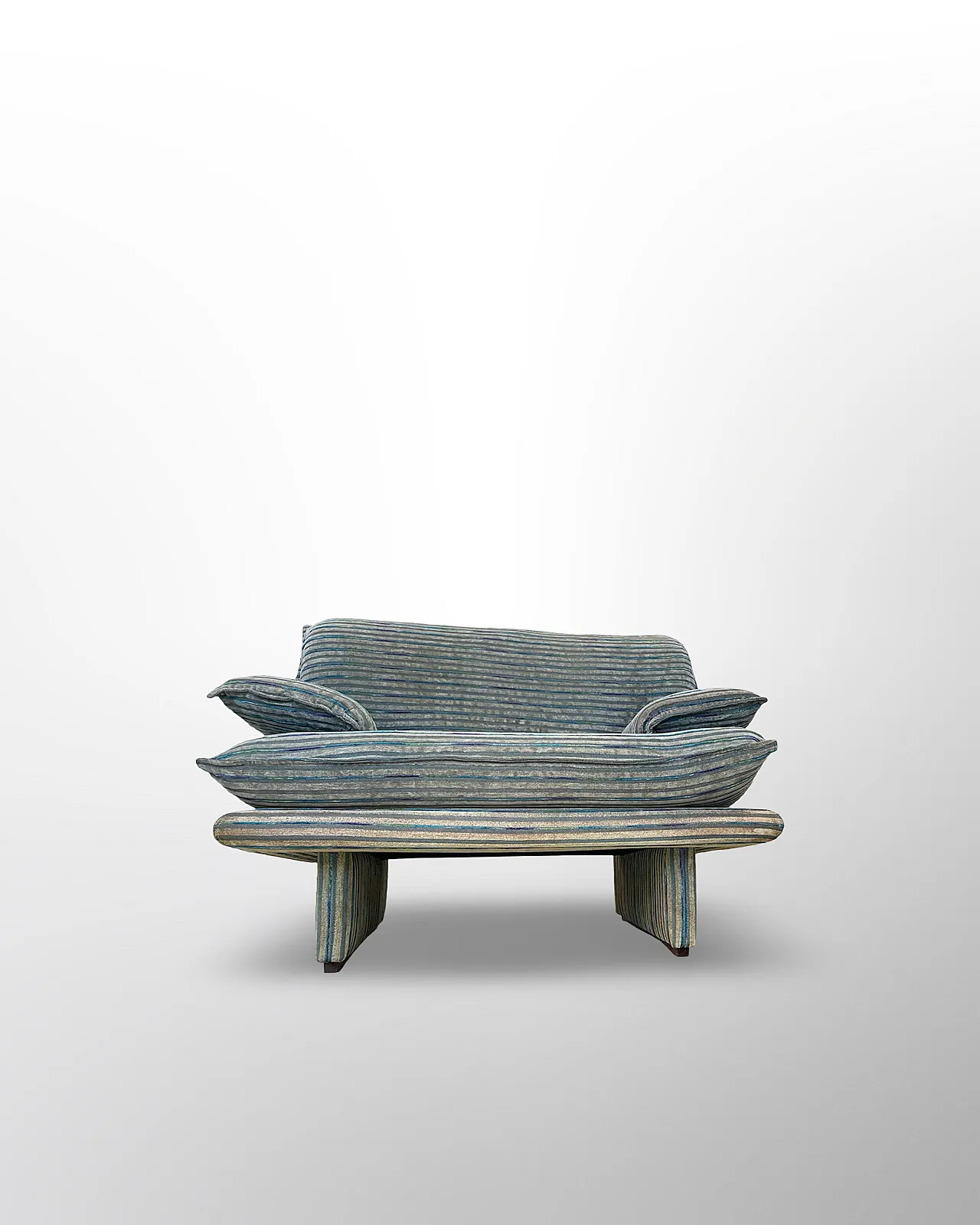 Postmodern armchair, made in Rovigo, Italy, during the 1980s 12