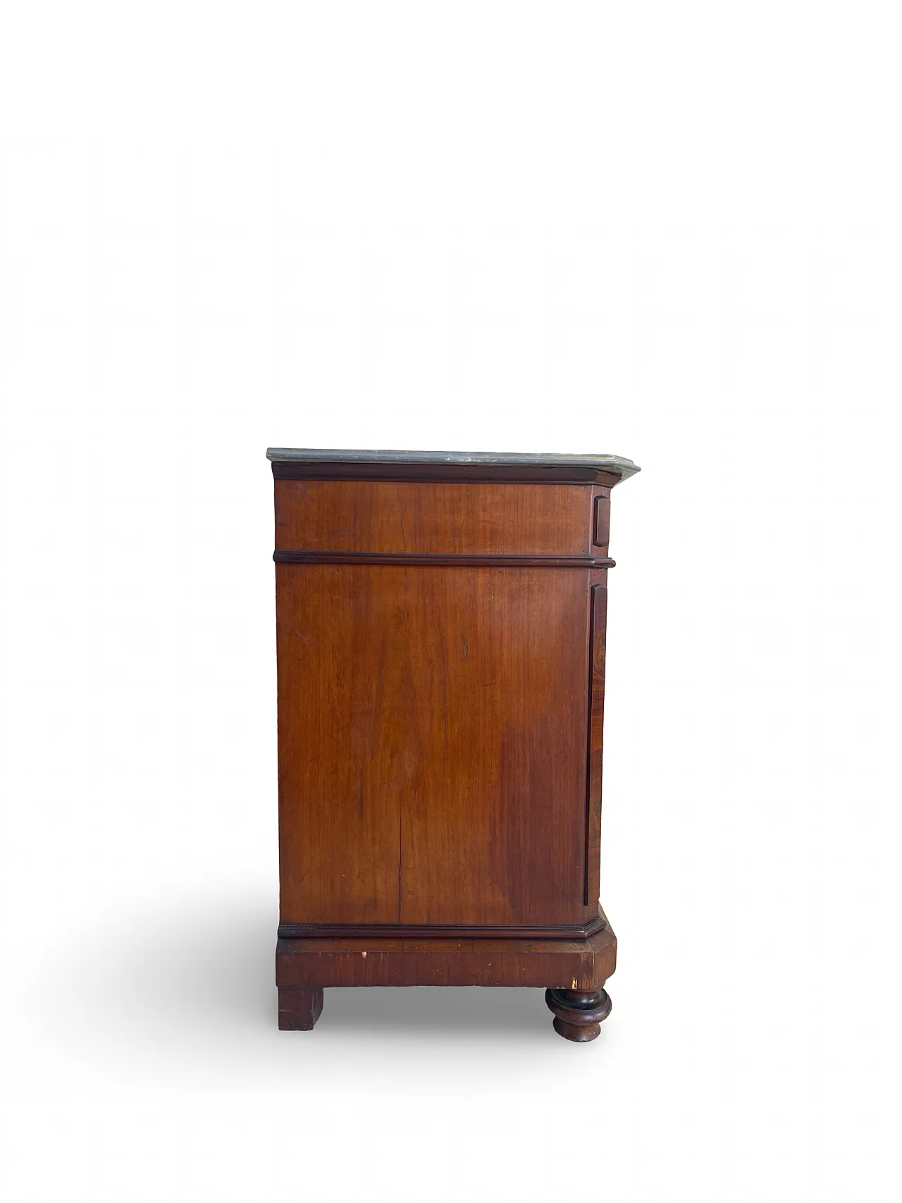 Umbertino chest of drawers in mahogany and walnut, 19th century. 26