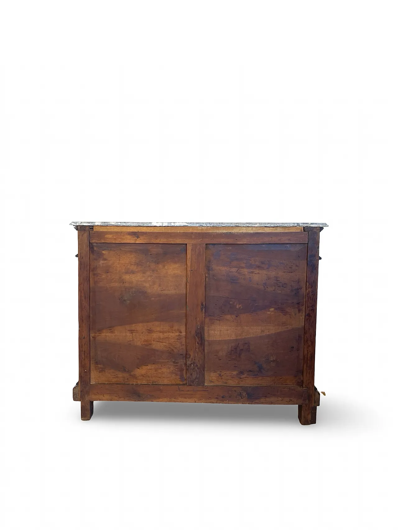 Umbertino chest of drawers in mahogany and walnut, 19th century. 32