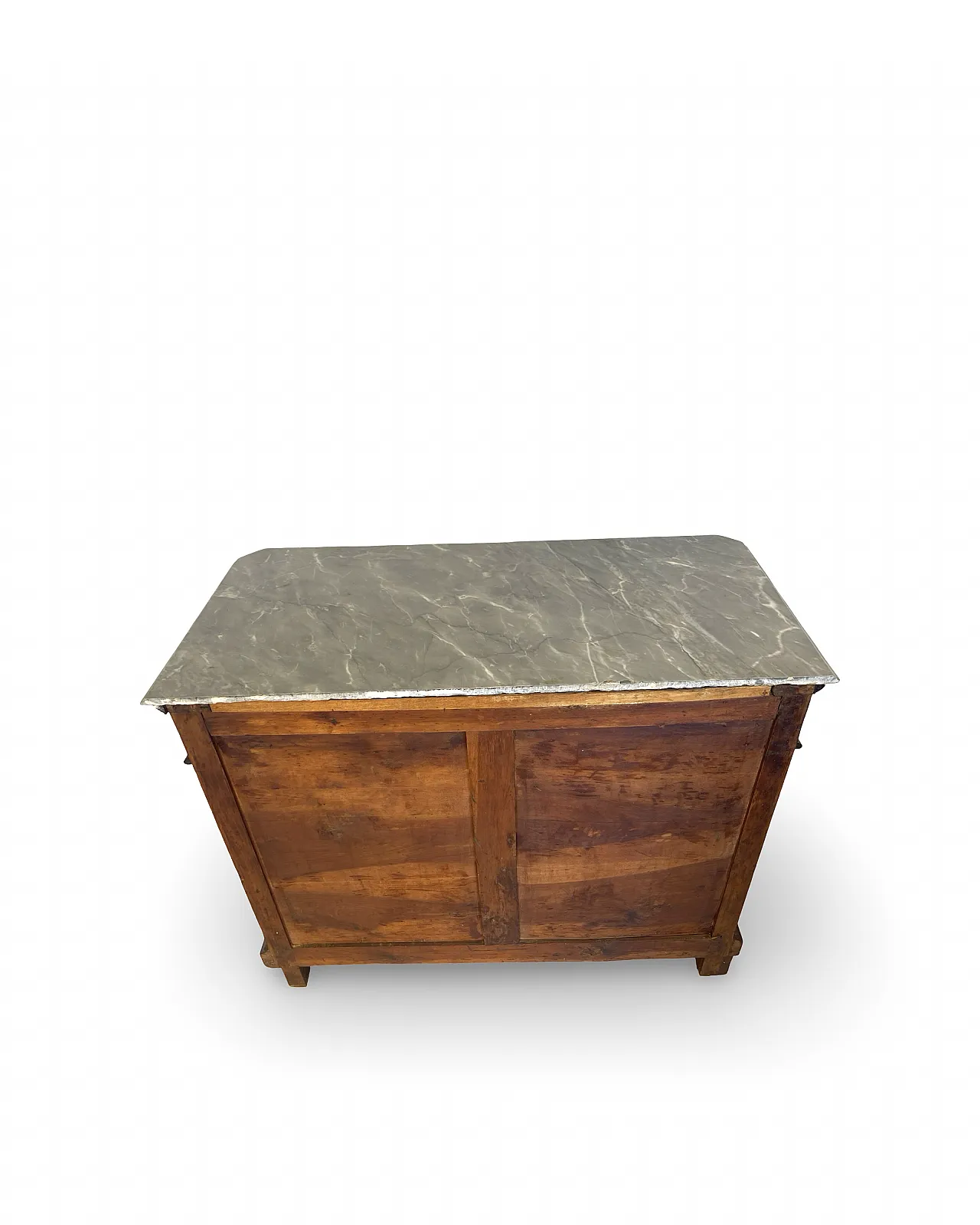 Umbertino chest of drawers in mahogany and walnut, 19th century. 36