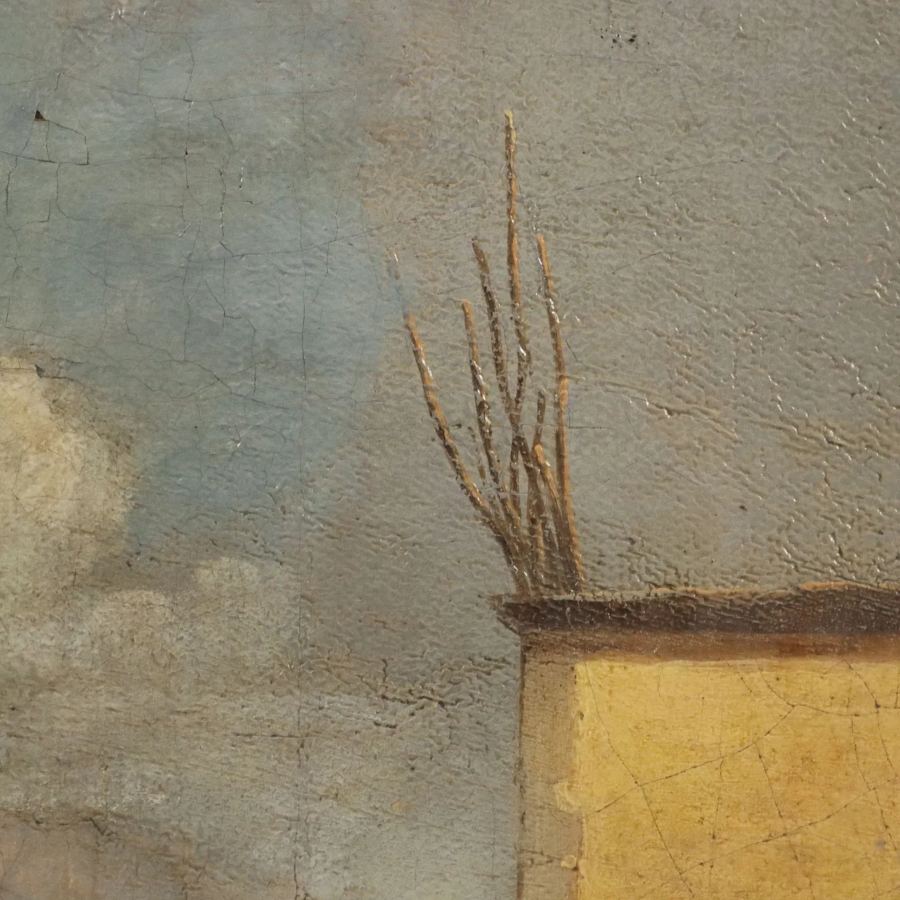 Painting by Giuseppe Canella, oil on canvas, 19th century 10