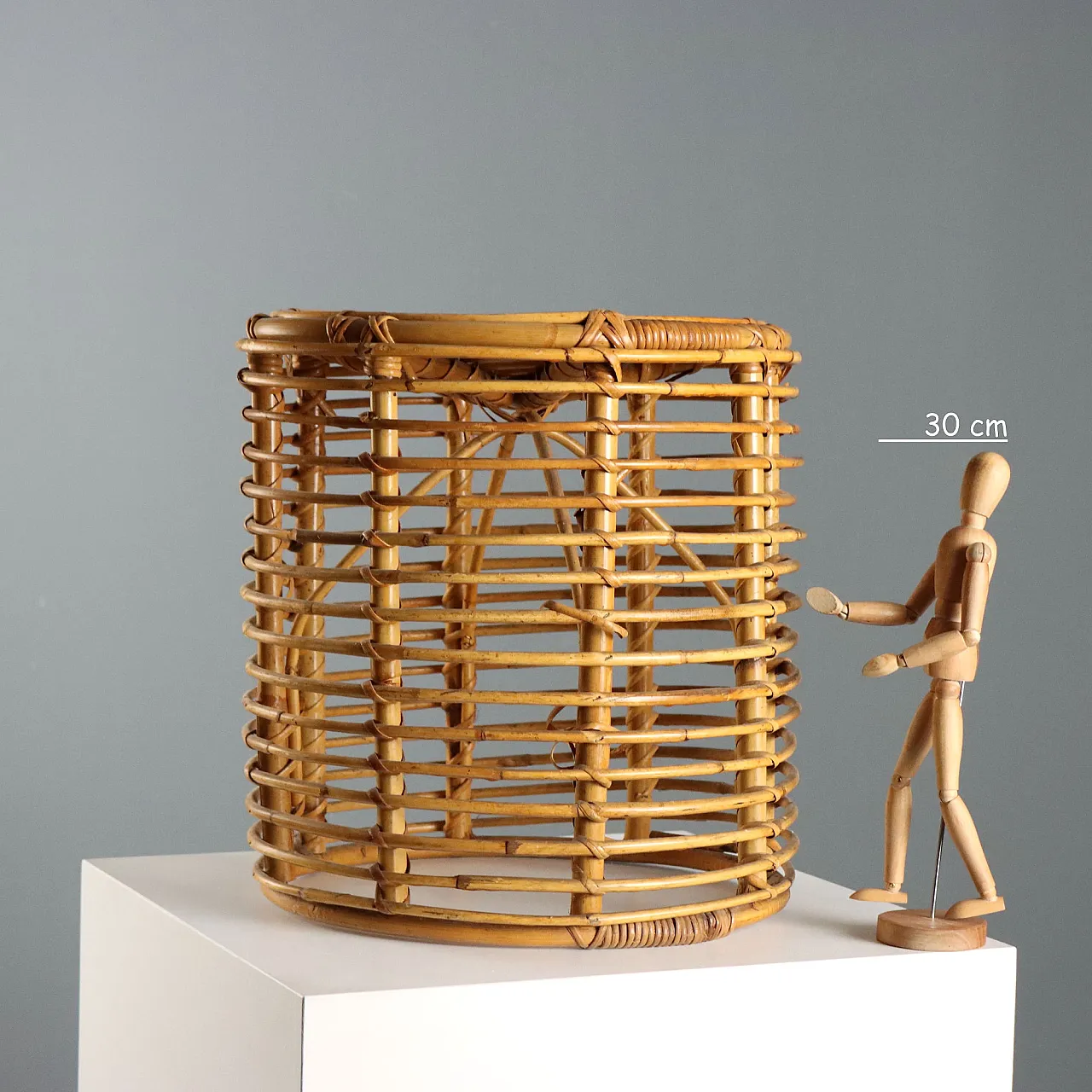 Bamboo stool, 20th century 2