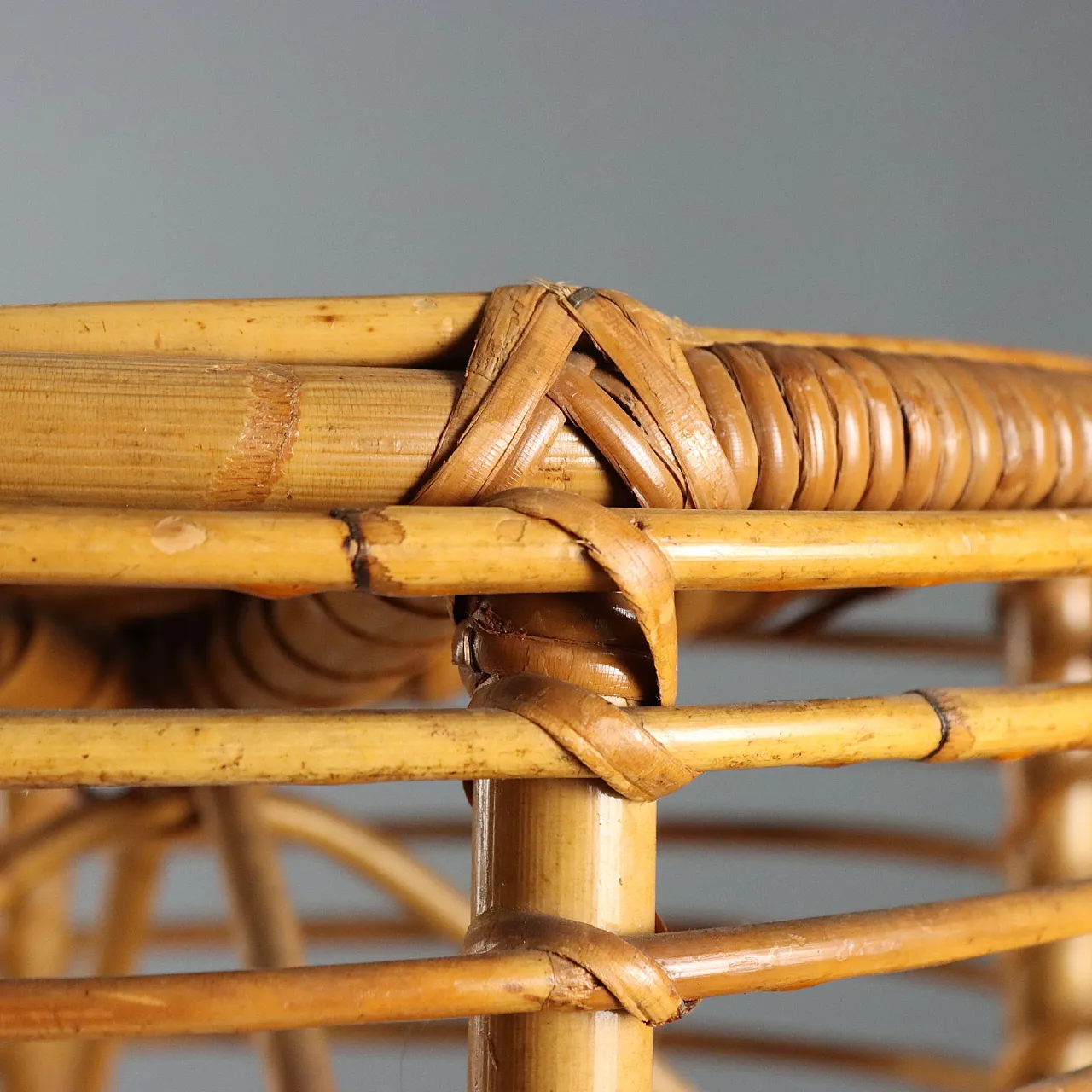Bamboo stool, 20th century 3