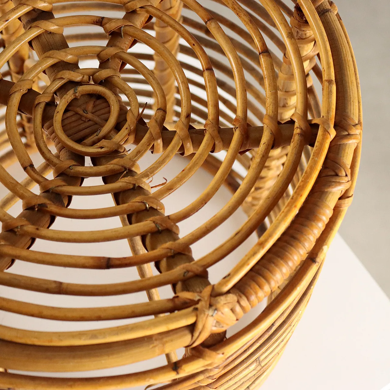 Bamboo stool, 20th century 8