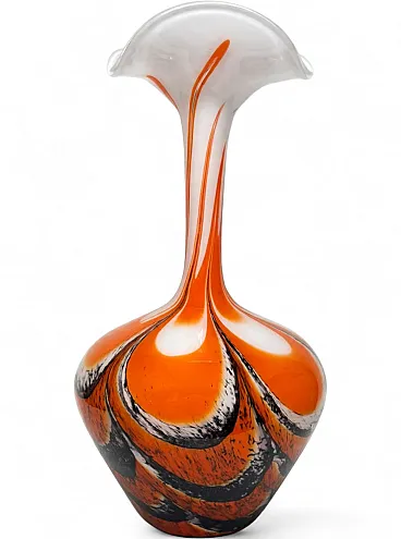 Opal glass vase