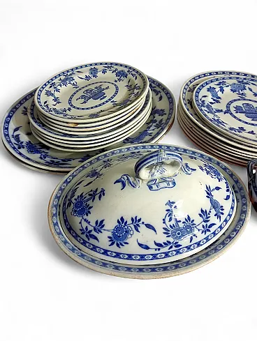 Mintons Delft England dinner service, late 19th century