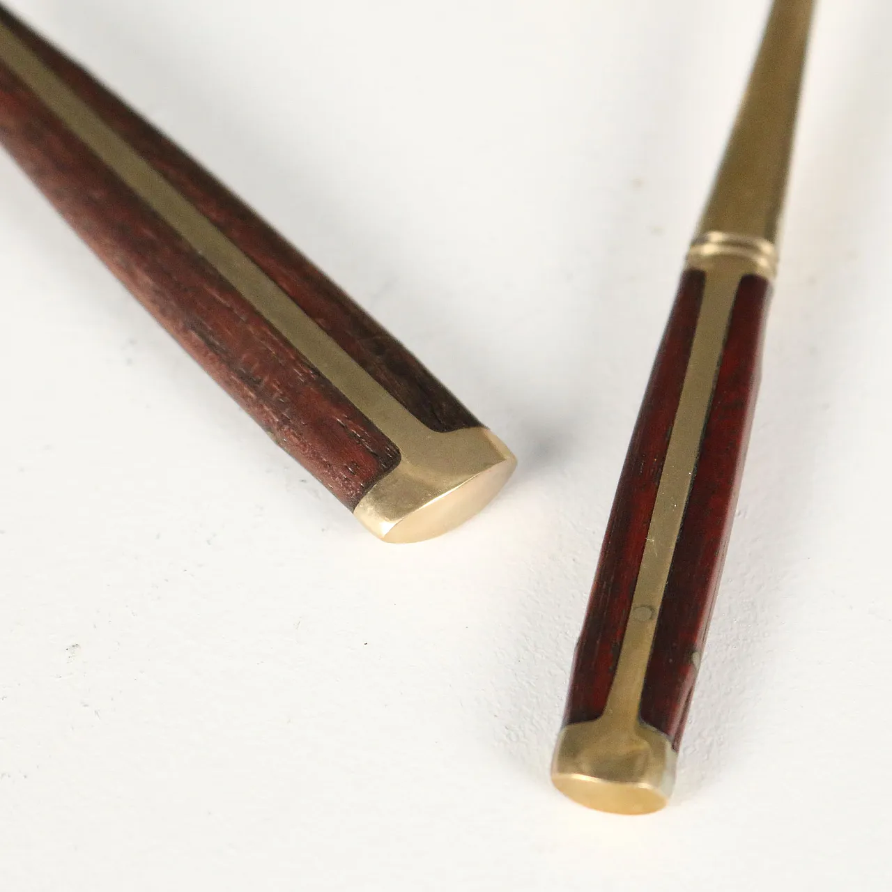 Bronze and rosewood cutlery set, 20th century 9