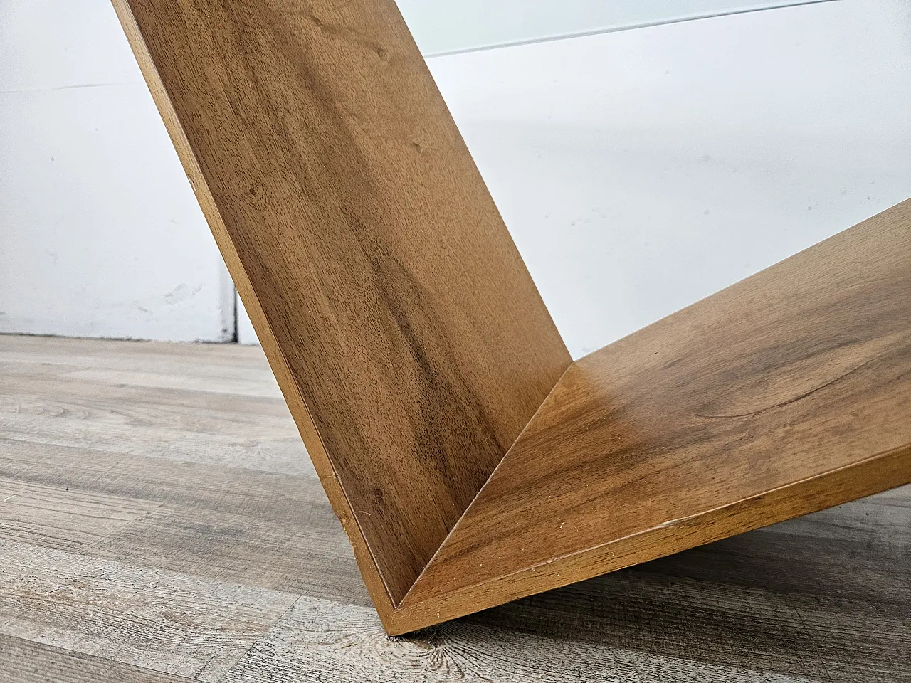 Valentino coffee table by Cattelan Italia in glass, wood, and travertine 8